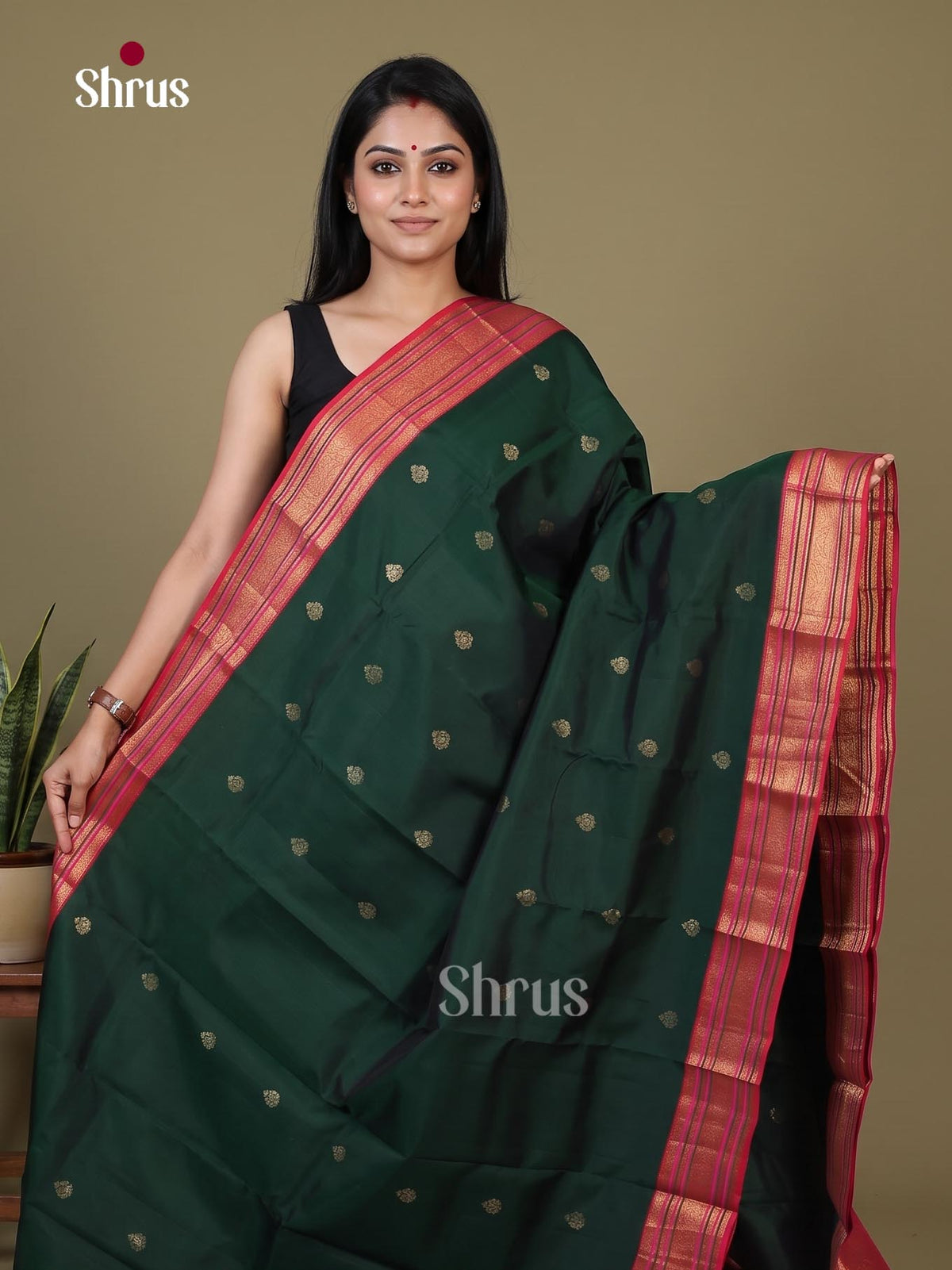 Kanchipuram silk Saree - EI02344