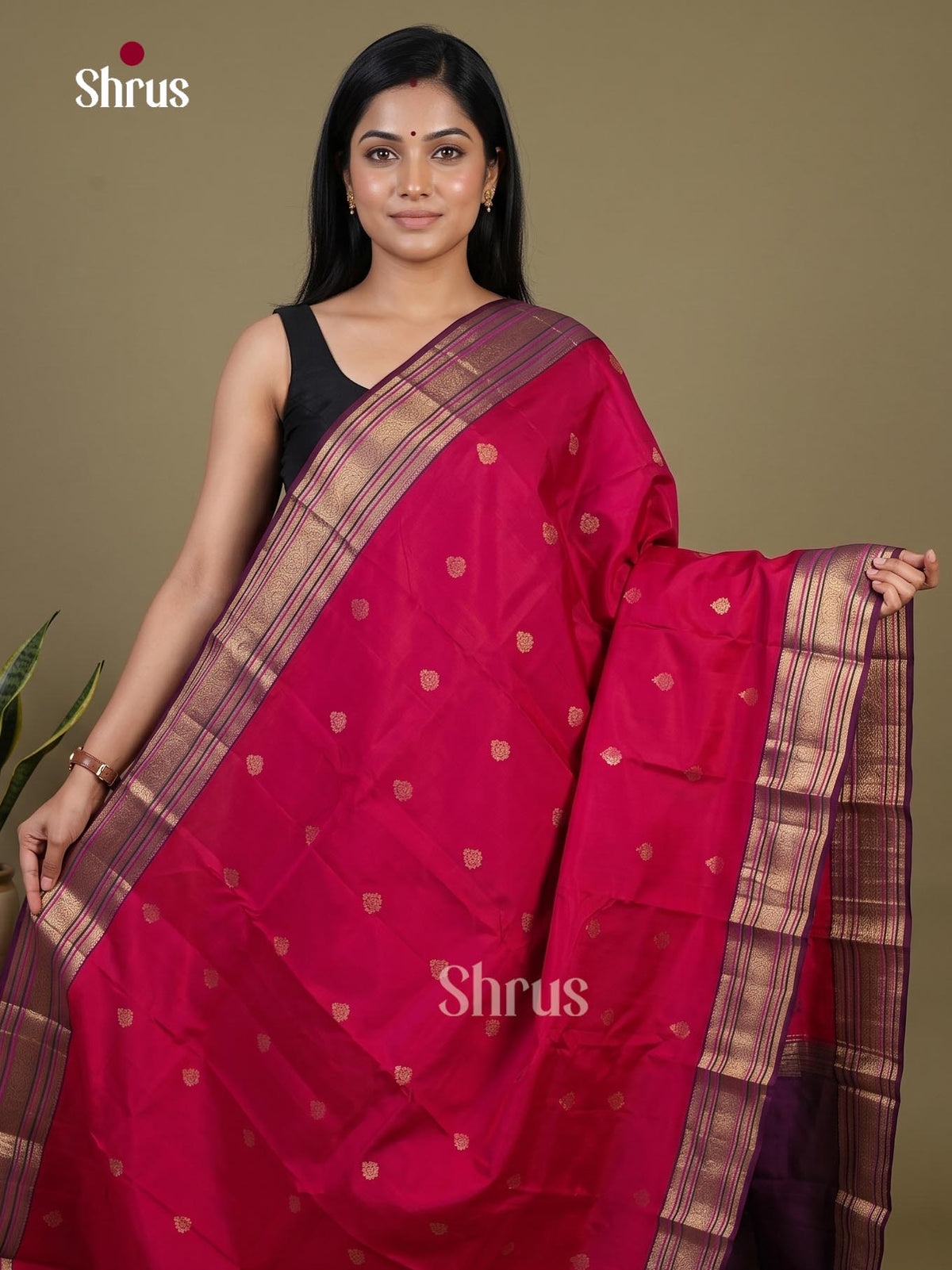 Kanchipuram silk Saree - EI02346