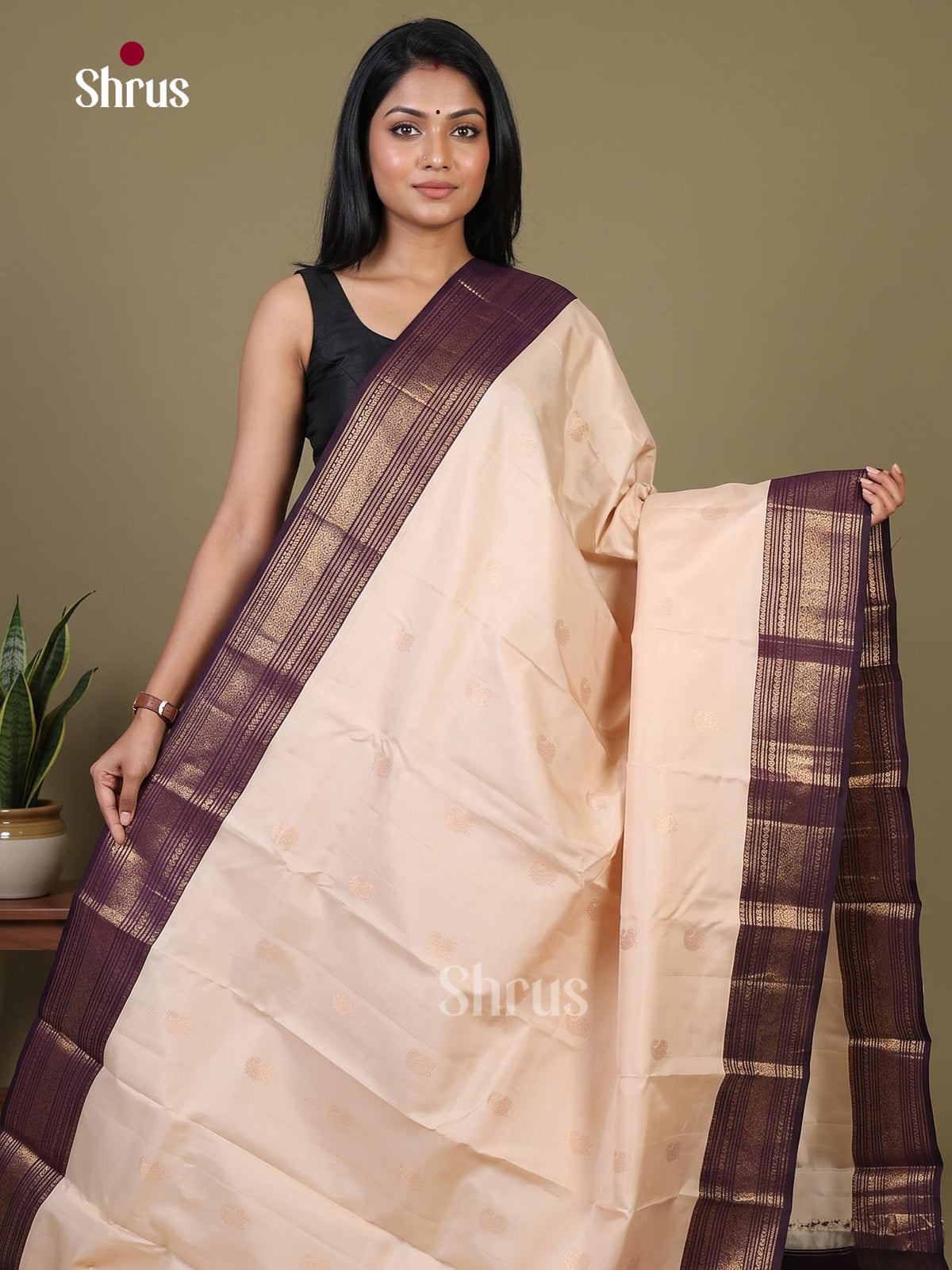 Kanchipuram silk Saree - EI02350