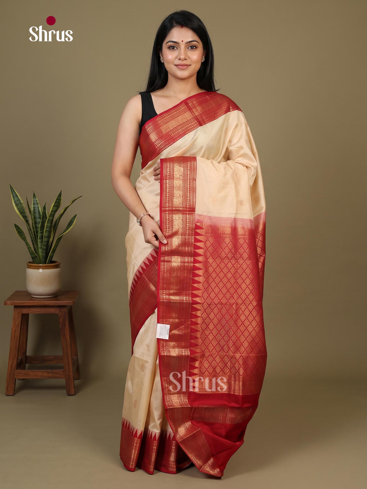 Kanchipuram silk Saree - EI02353