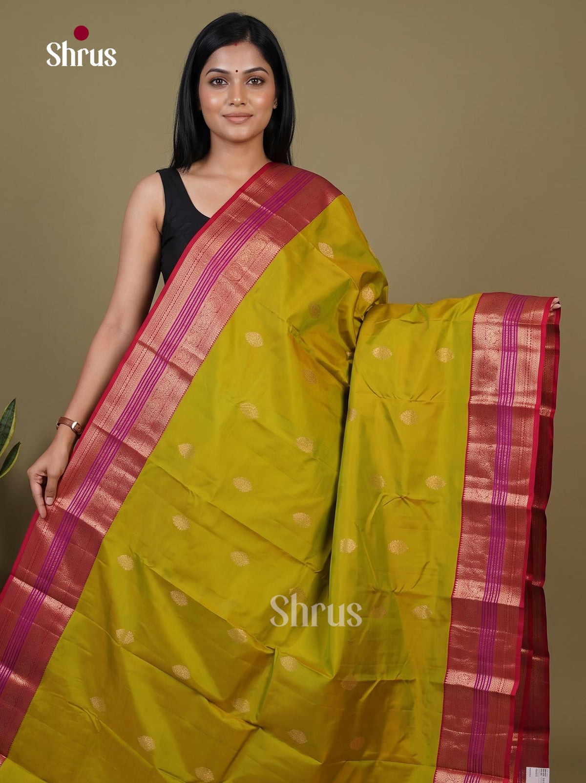 Kanchipuram silk Saree - EI02363