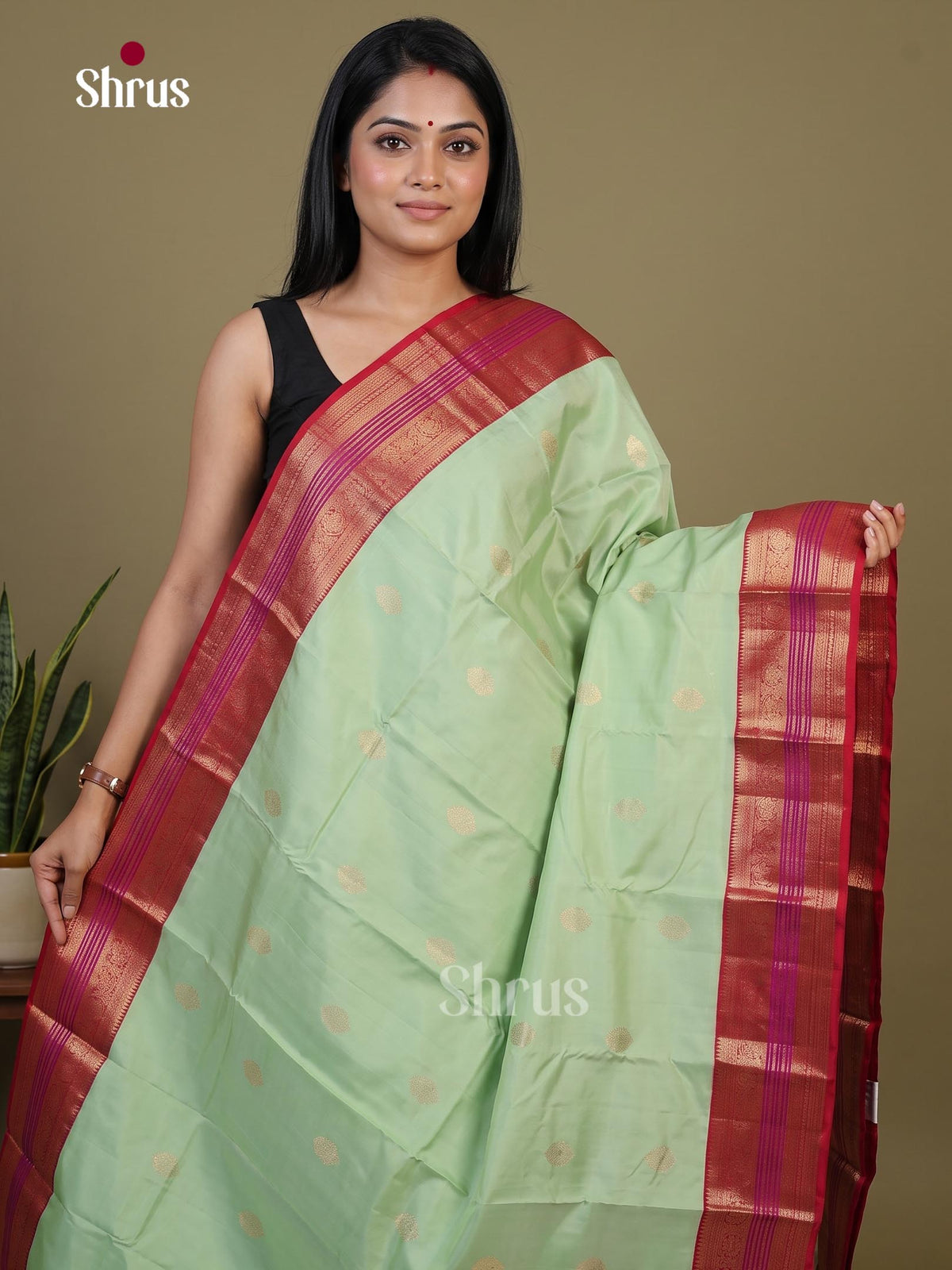 Kanchipuram silk Saree - EI02364