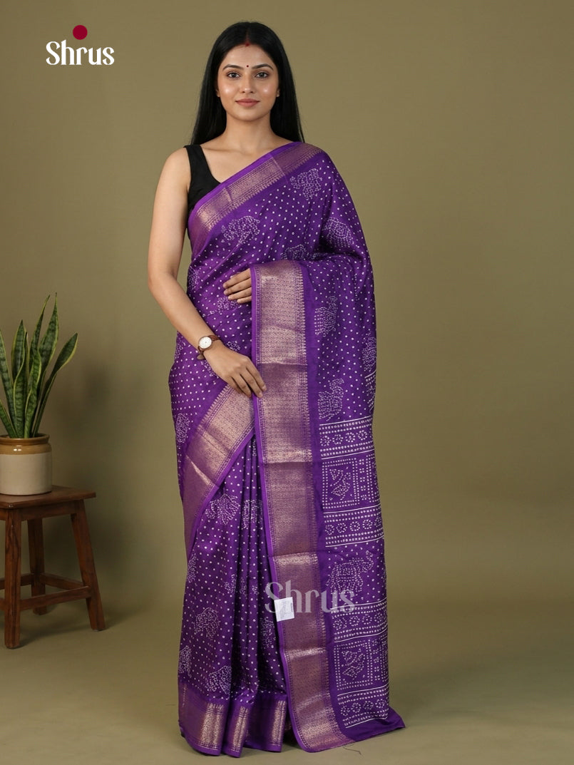 Semi Crepe Saree - EI03038
