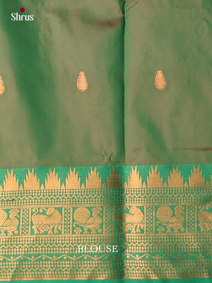Semi Kanchipuram Saree - EI03233