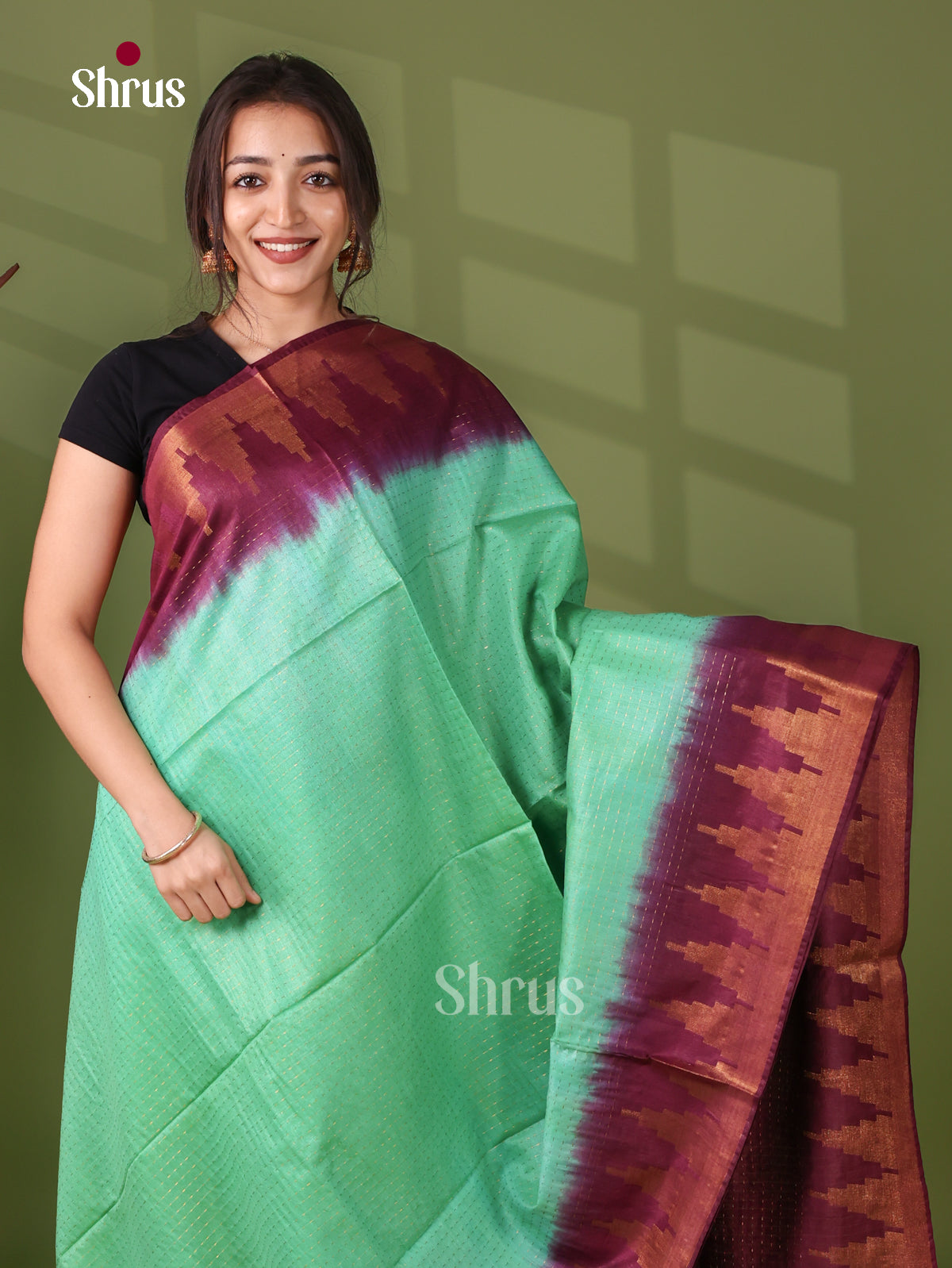 Semi Tussar Saree - EI05003