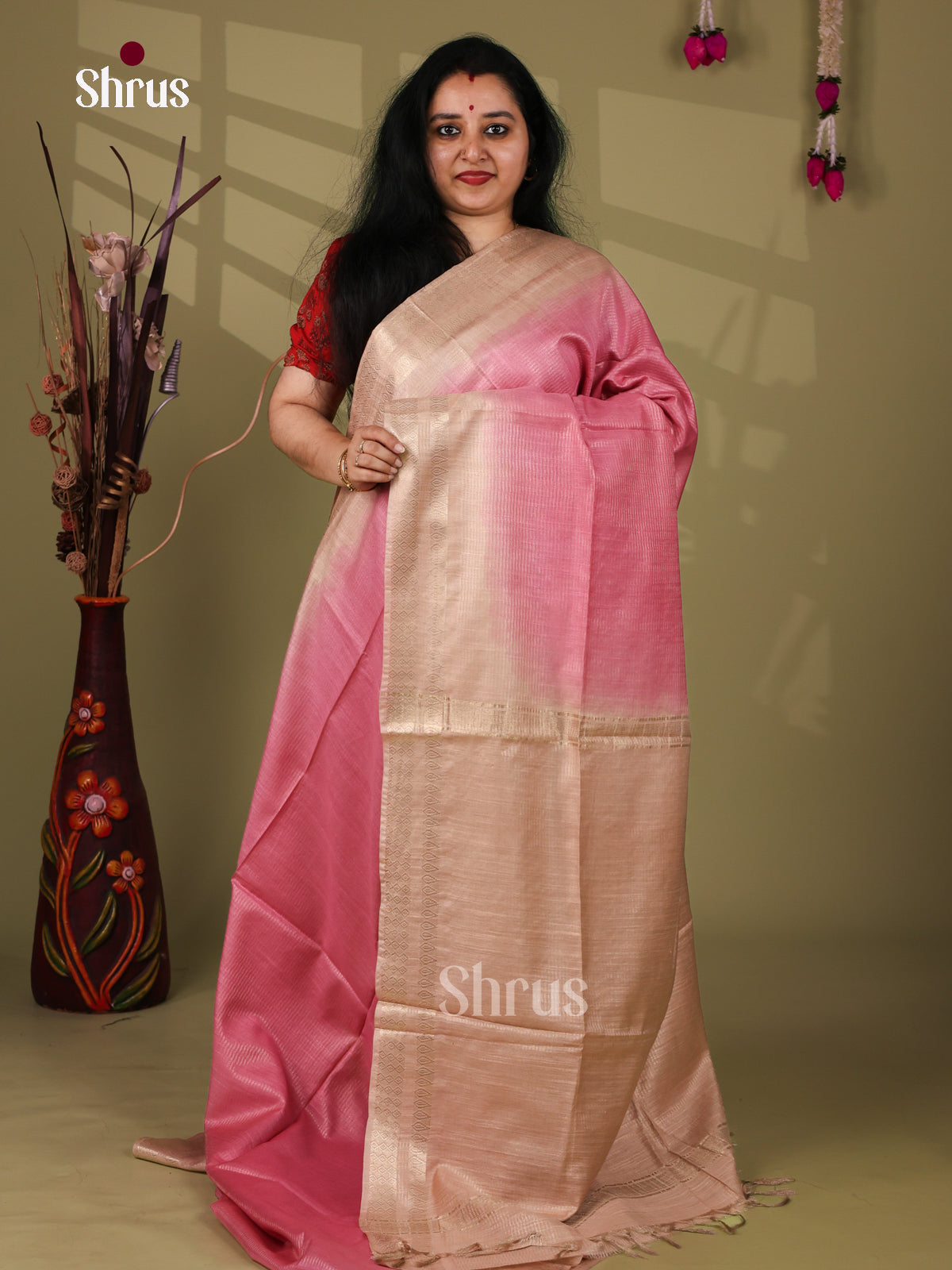Semi Tussar Saree - EI05063