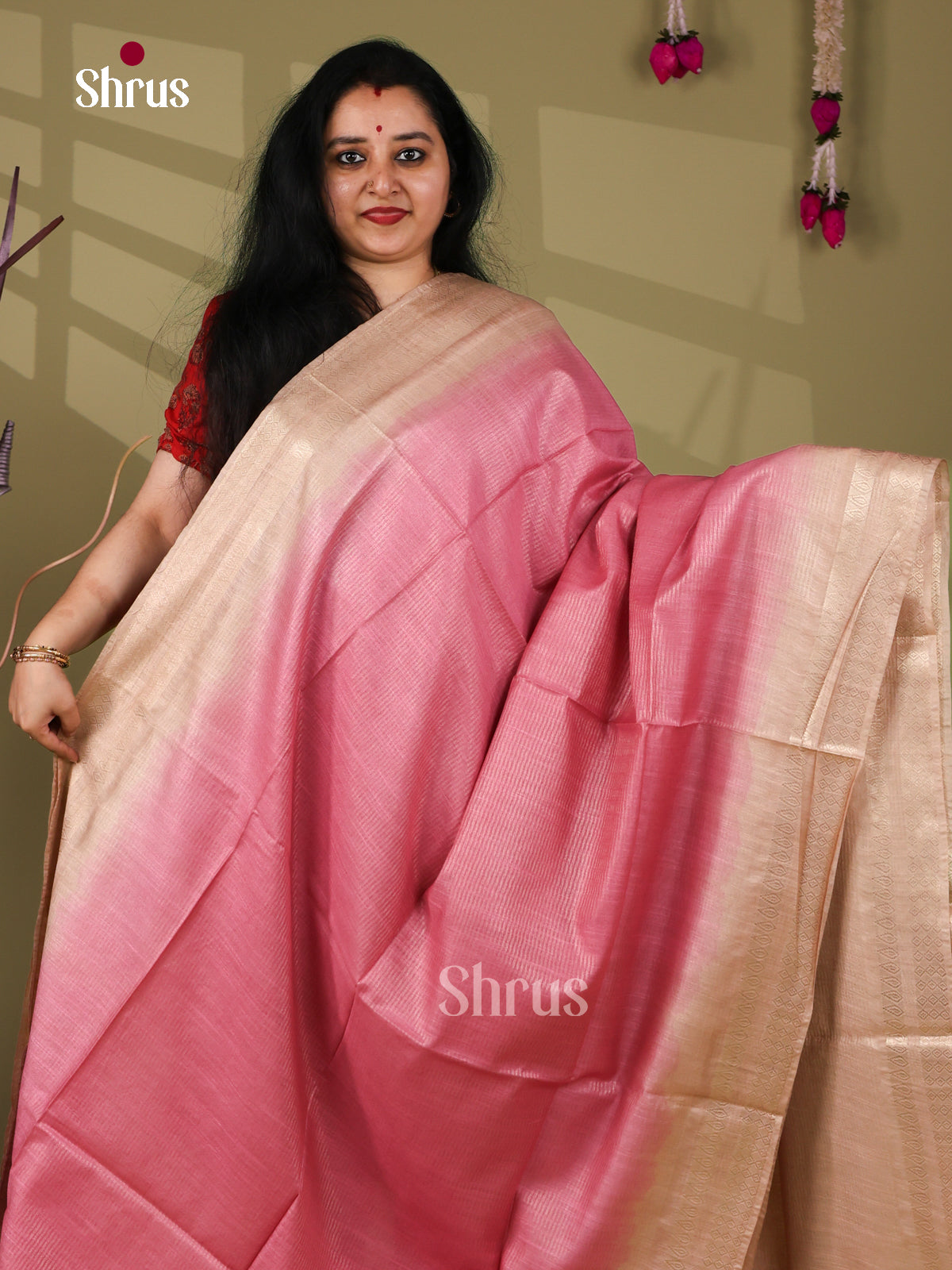 Semi Tussar Saree - EI05063