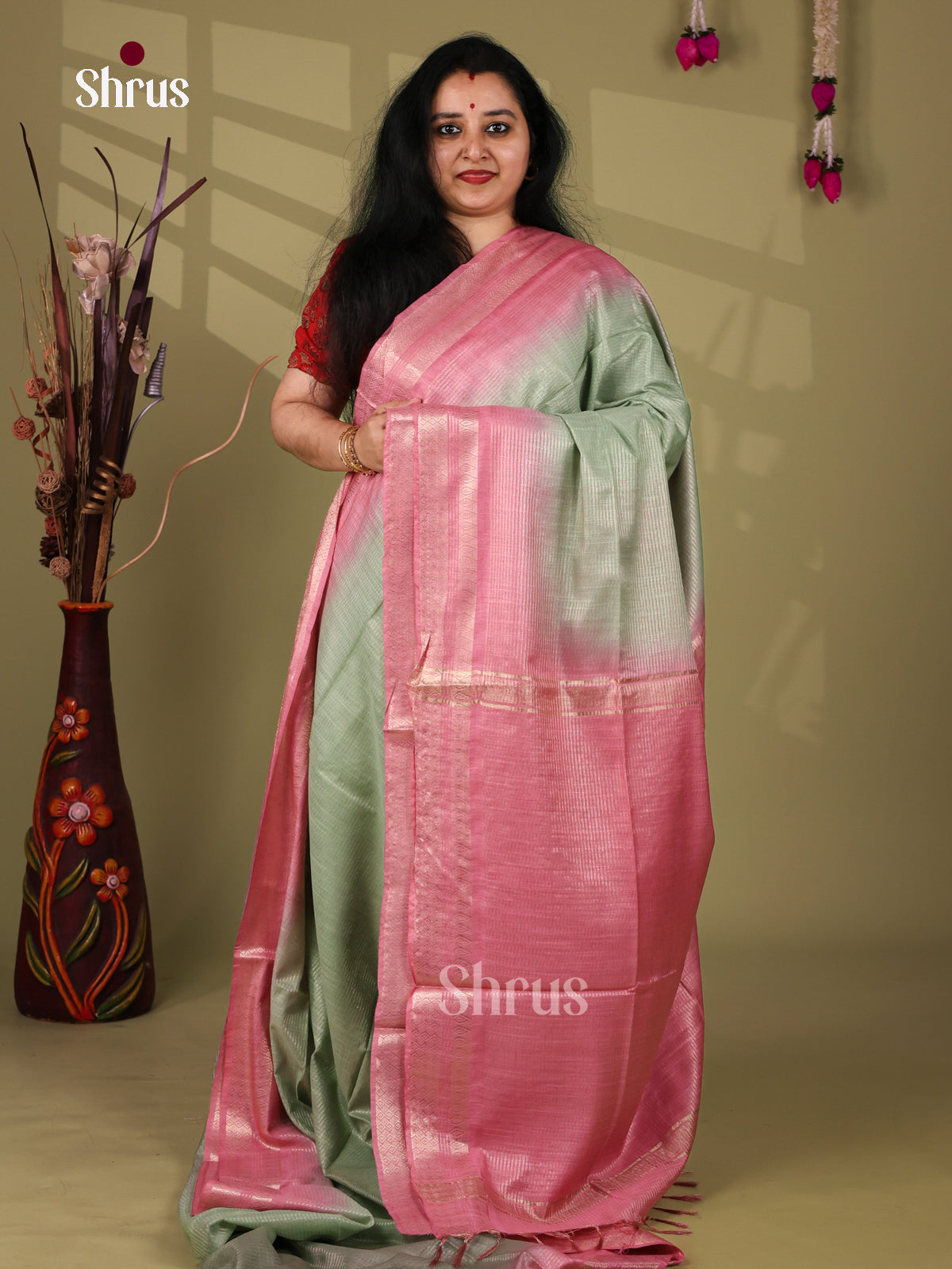 Semi Tussar Saree - EI05066