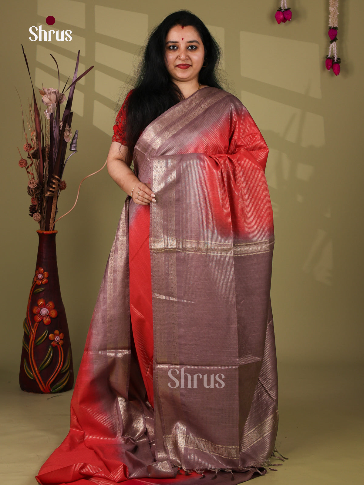Semi Tussar Saree - EI05068