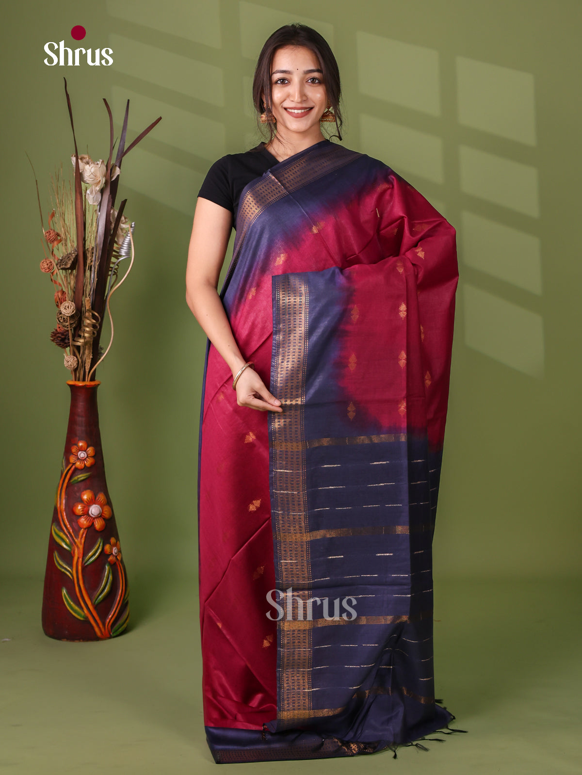 Semi Tussar Saree - EI05069