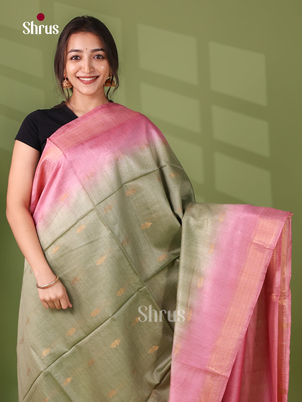 Semi Tussar Saree - EI05073