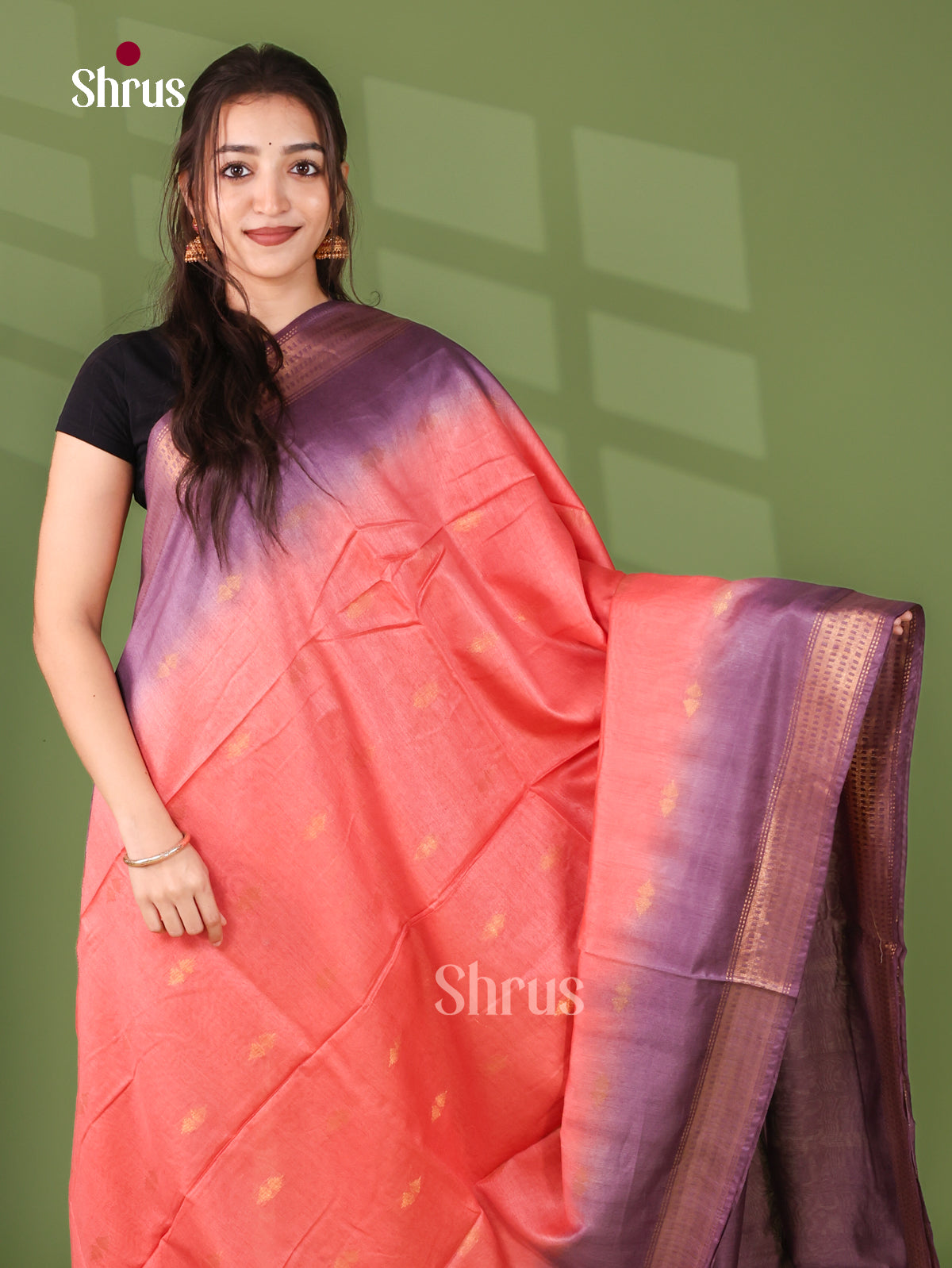 Semi Tussar Saree - EI05077