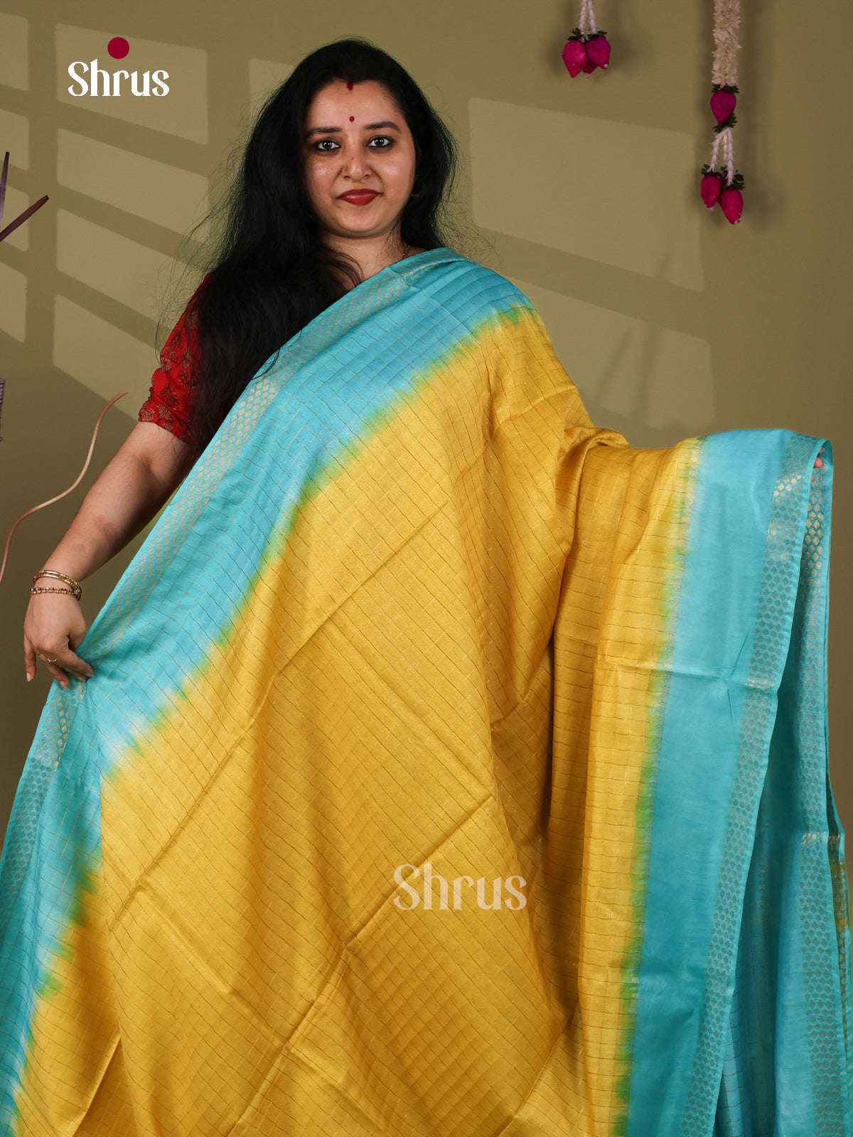Semi Tussar Saree - EI05085