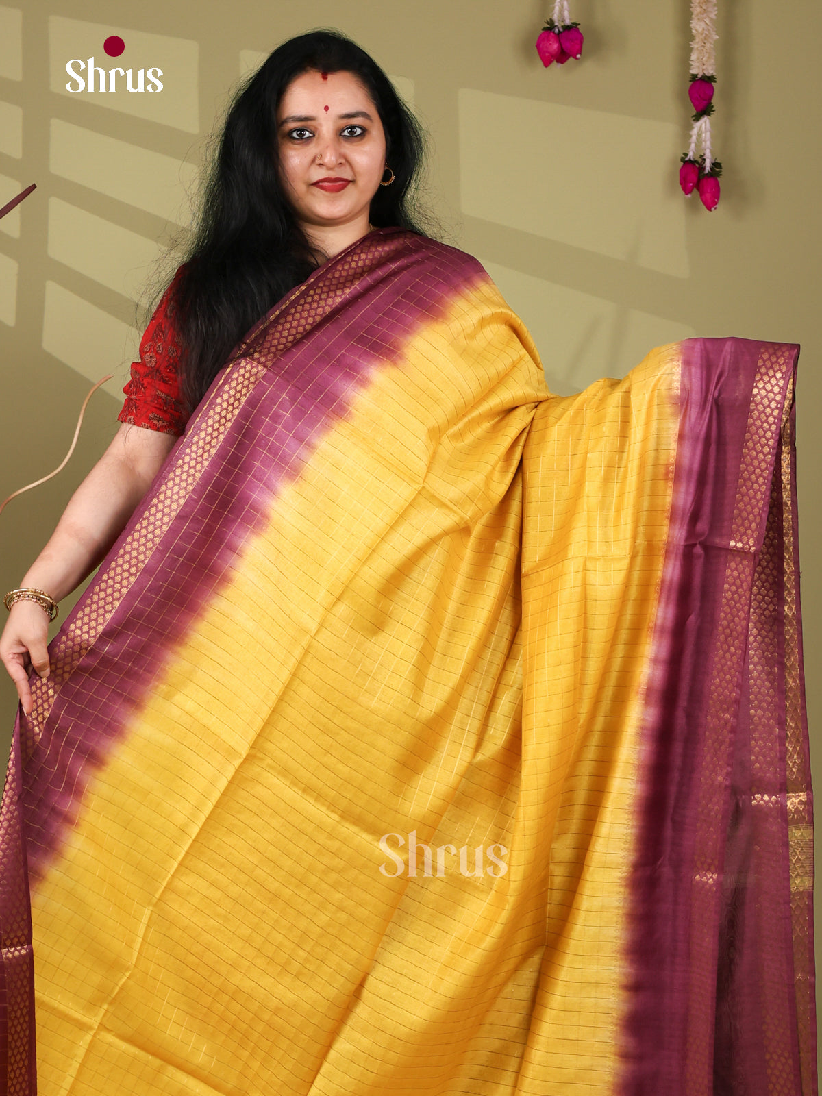 Semi Tussar Saree - EI05086