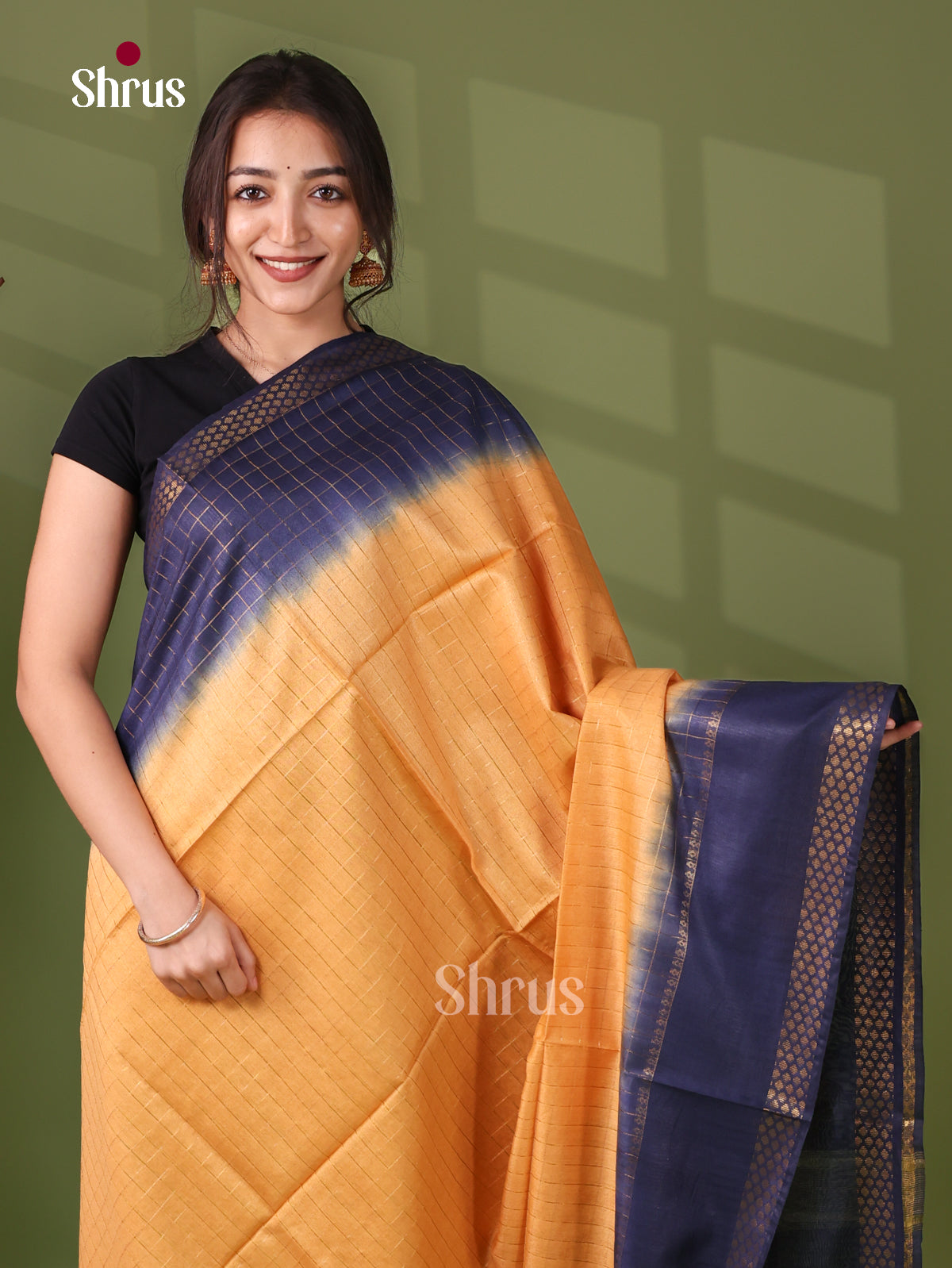 Semi Tussar Saree - EI05088
