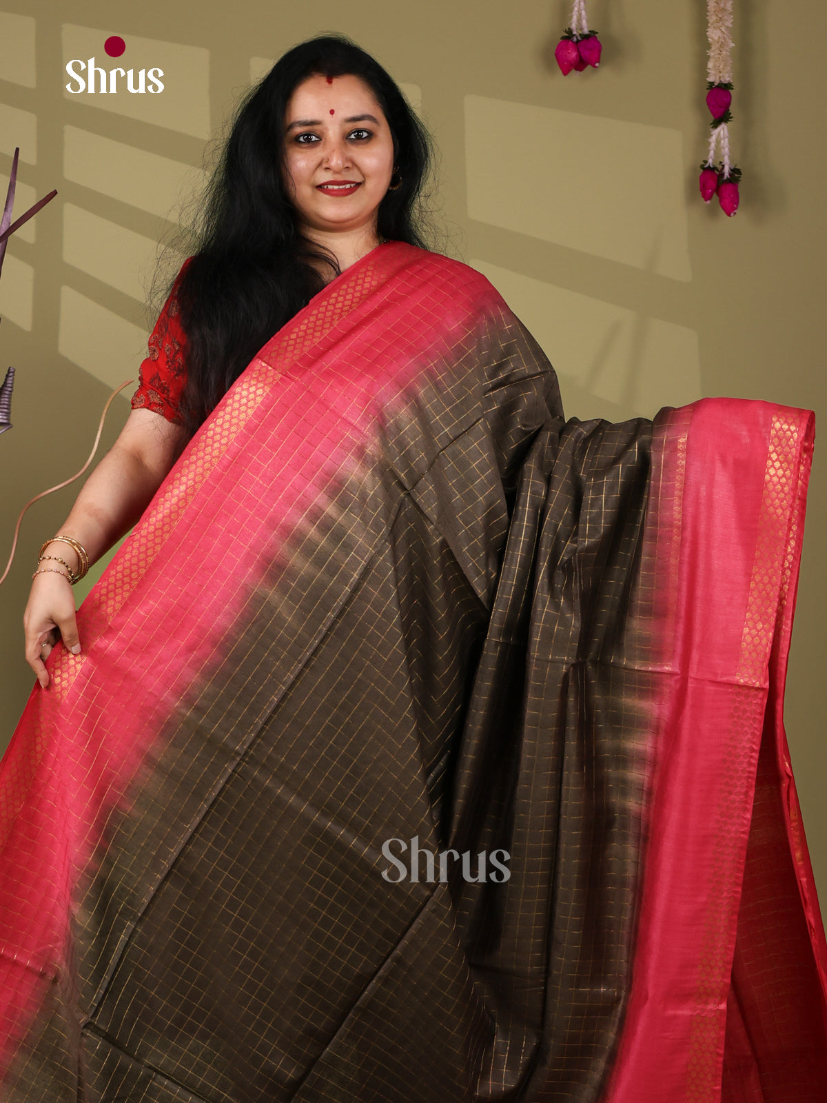 Semi Tussar Saree - EI05090