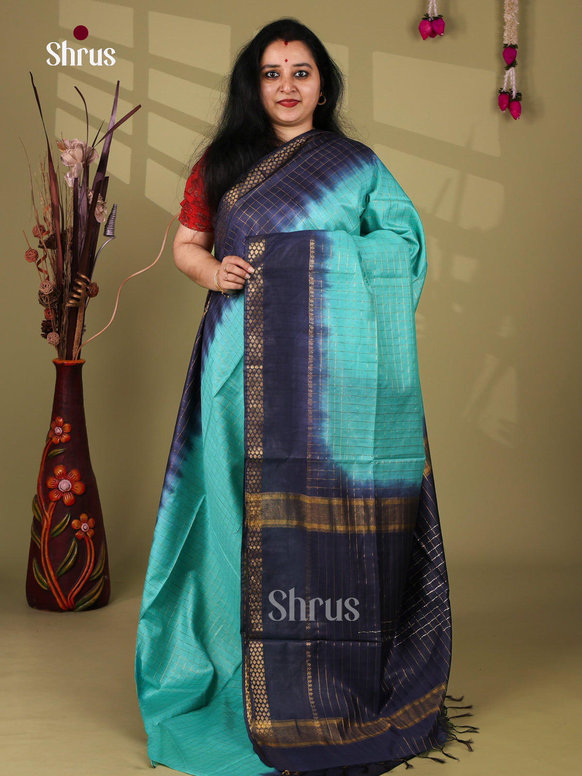 Semi Tussar Saree - EI05091