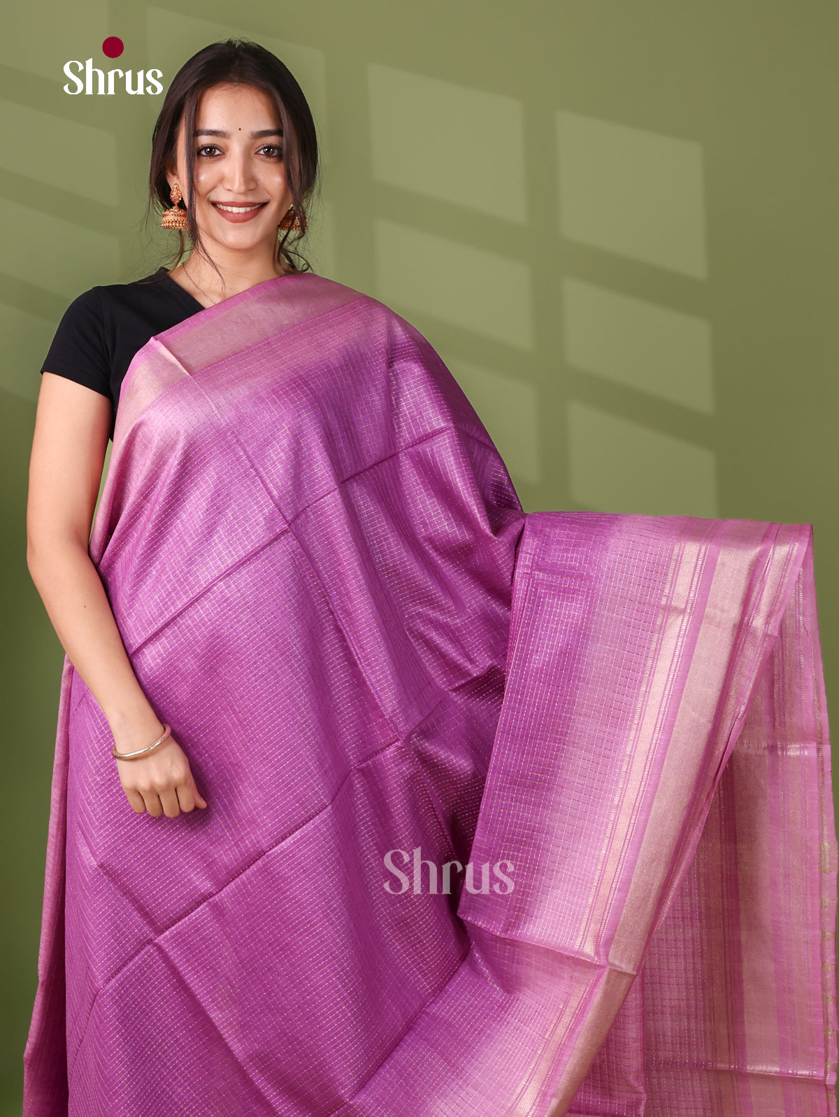 Semi Tussar Saree - EI05093