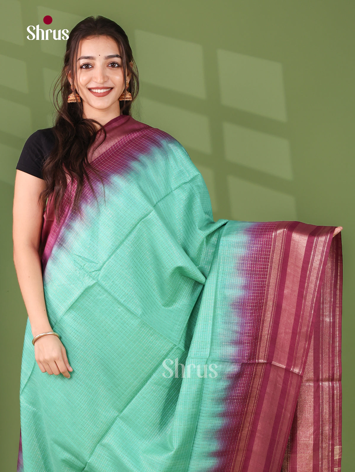 Semi Tussar Saree - EI05094
