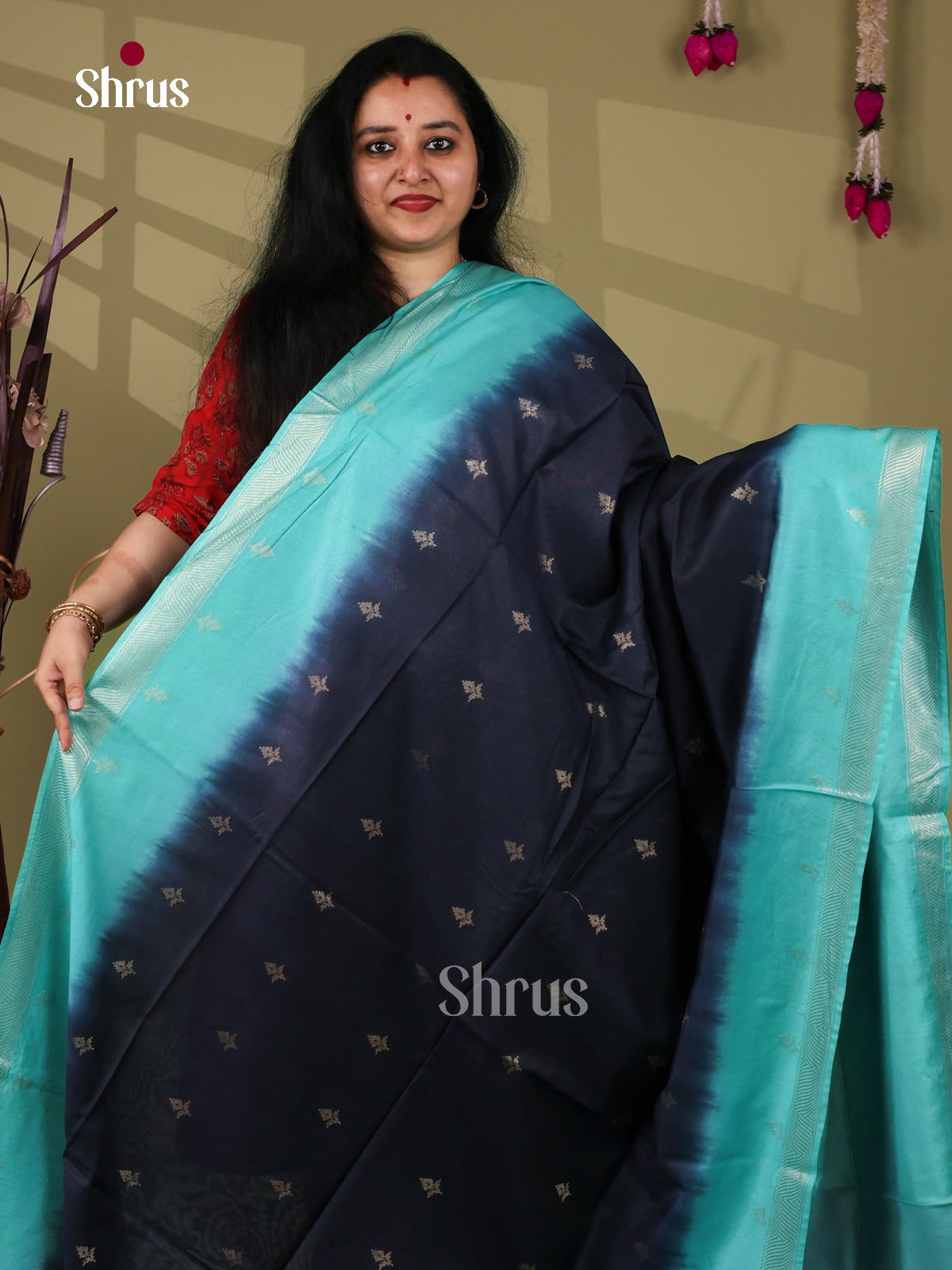 Semi Tussar Saree - EI05141