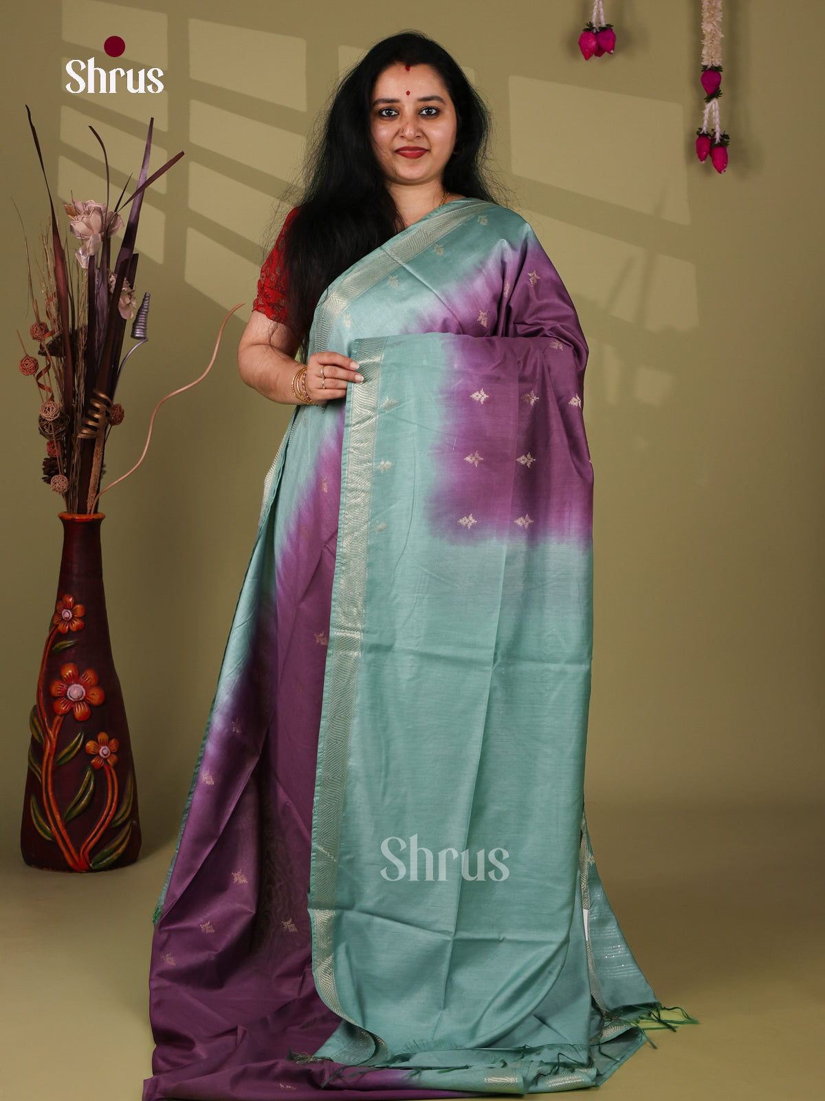 Semi Tussar Saree - EI05146