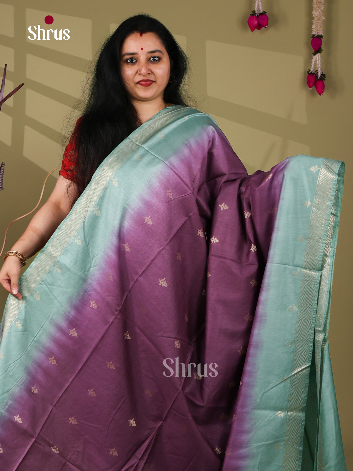 Semi Tussar Saree - EI05146
