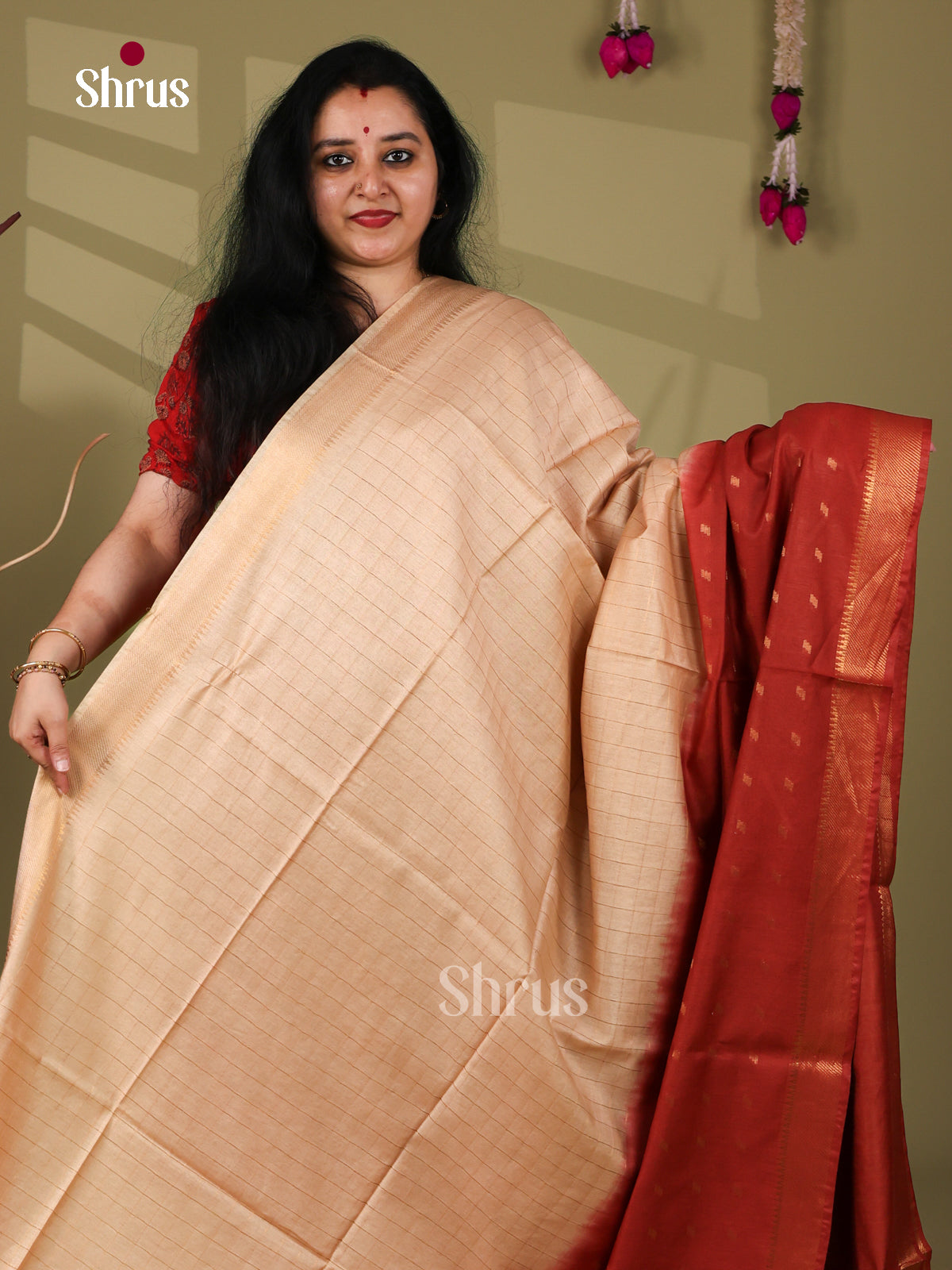 Semi Tussar Saree - EI05151