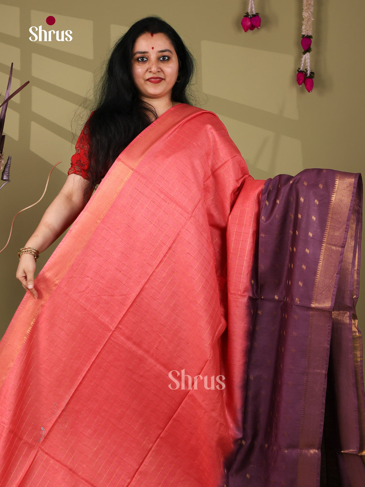 Semi Tussar Saree - EI05154