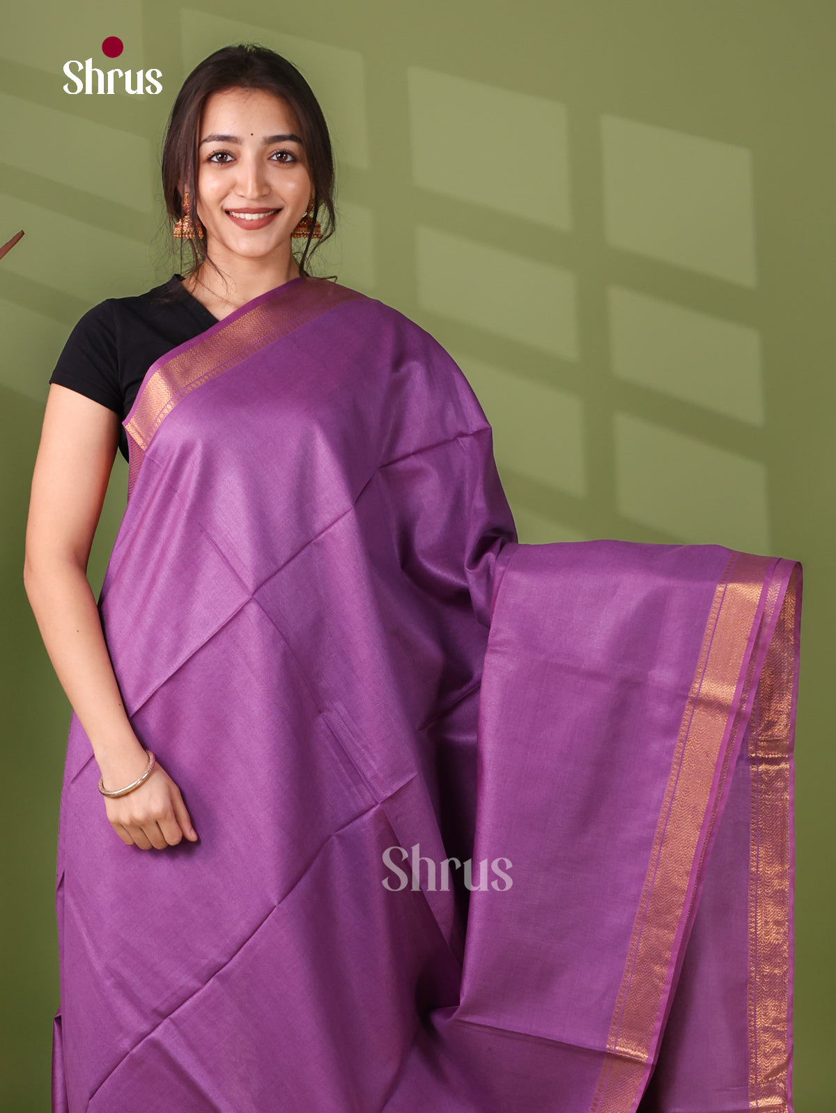 Semi Tussar Saree - EI05168
