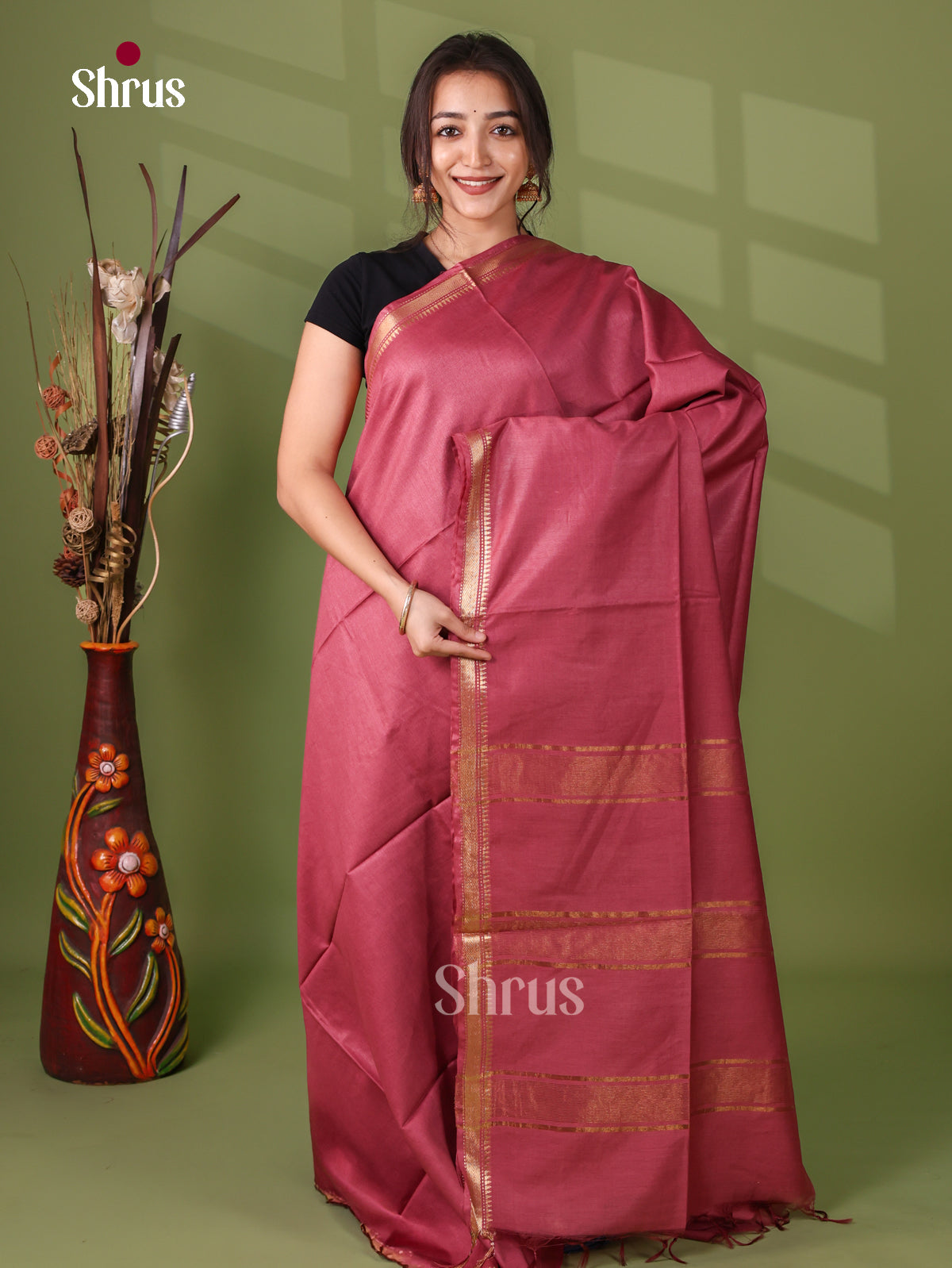 Semi Tussar Saree - EI05170