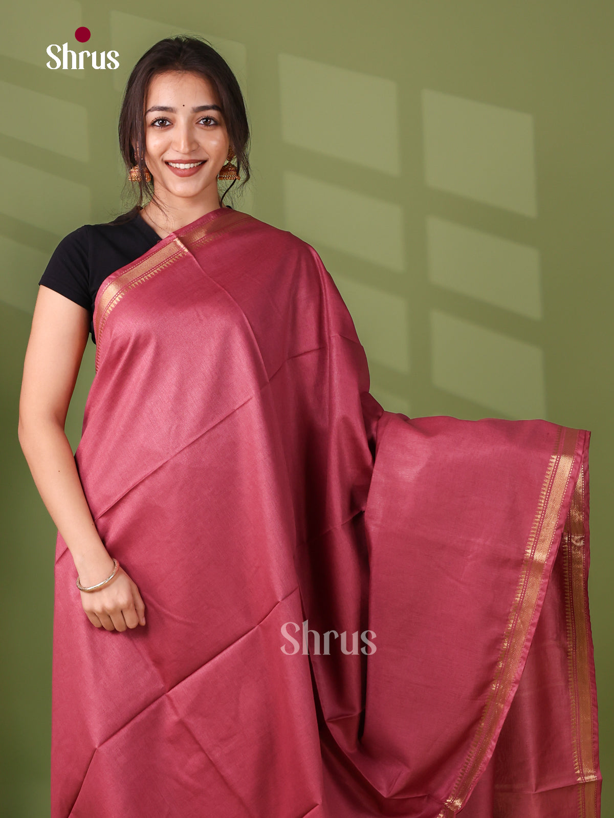 Semi Tussar Saree - EI05170
