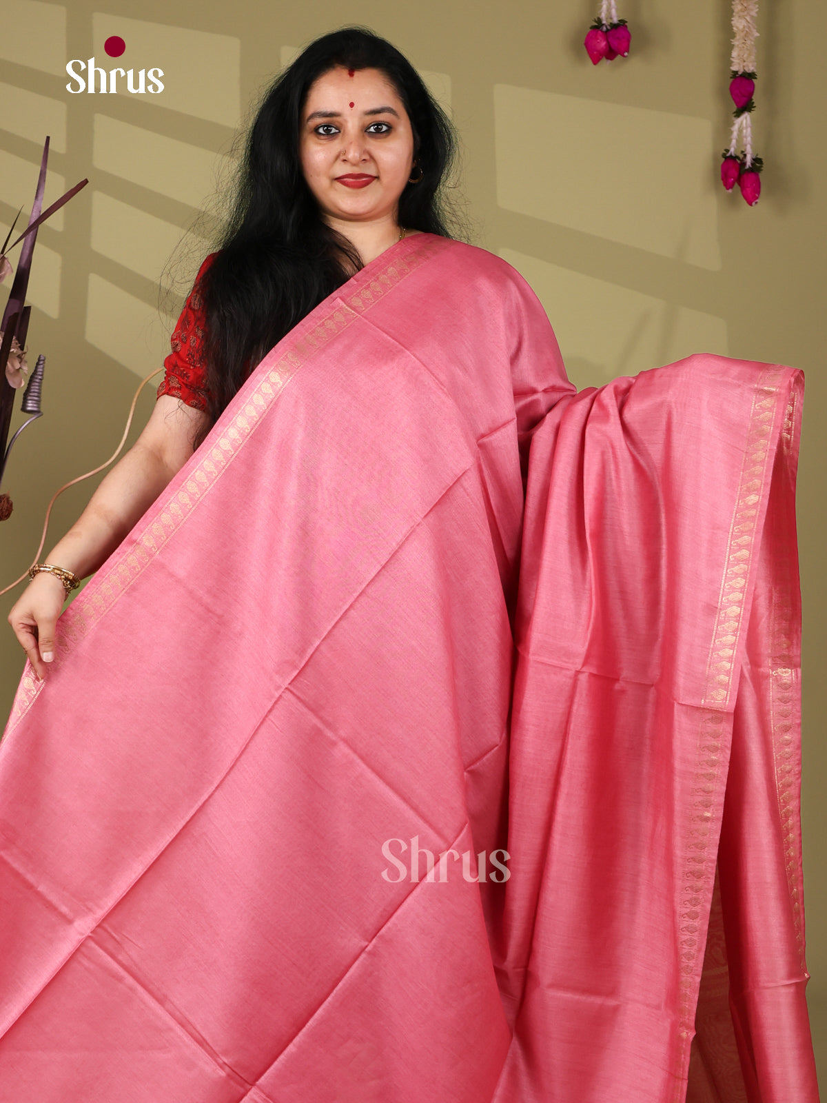 Semi Tussar Saree - EI05176