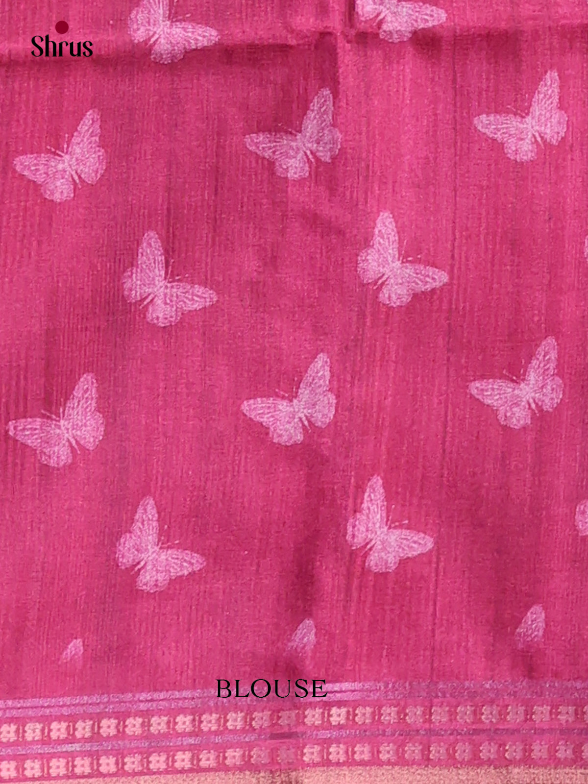 Printed Semi Tussar Saree - EI07182 - Shop on Shrus.com