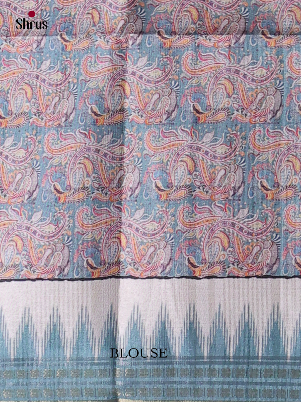Printed Semi Tussar Saree - EI07195 - Shop on Shrus.com