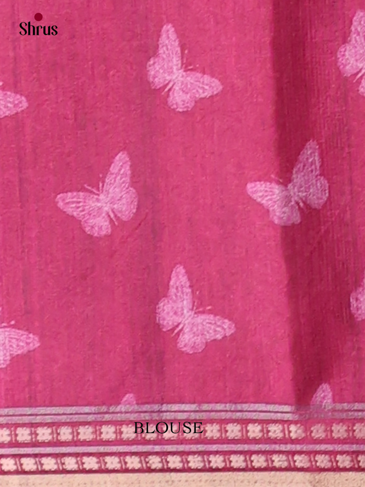 Printed Semi Tussar Saree - EI07208 - Shop on Shrus.com