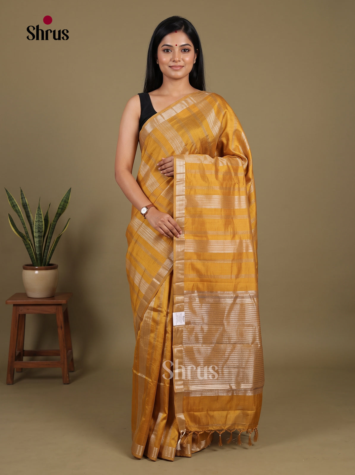 Semi Rawsilk Saree - EI07216