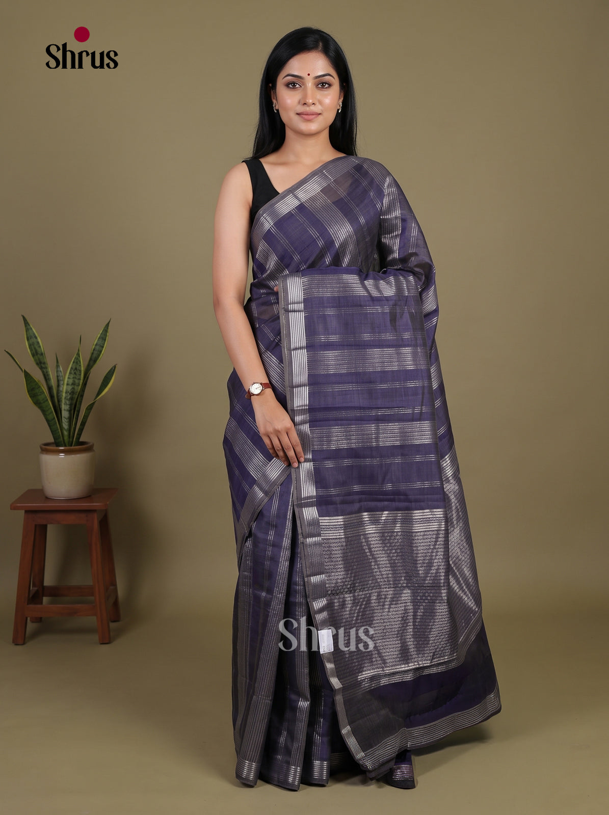 Semi Rawsilk Saree - EI07217