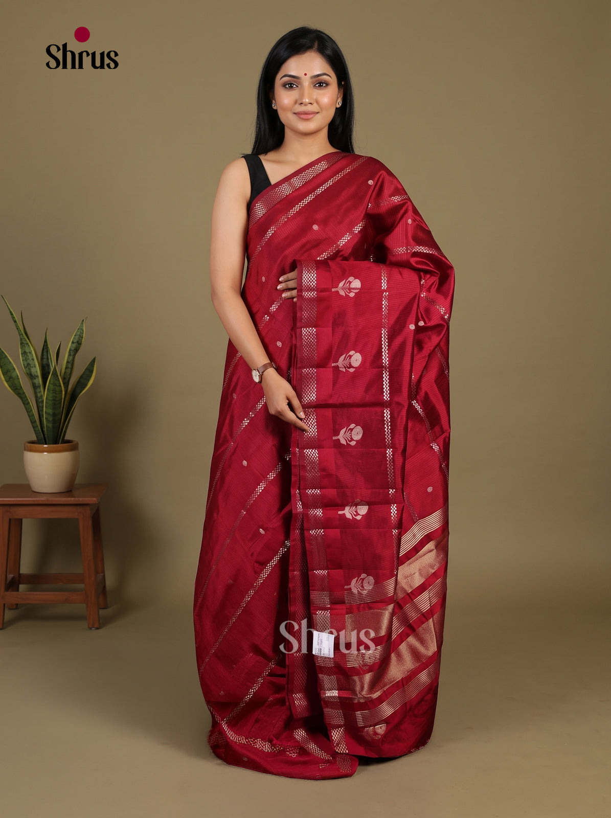 Semi Rawsilk Saree - EI07228