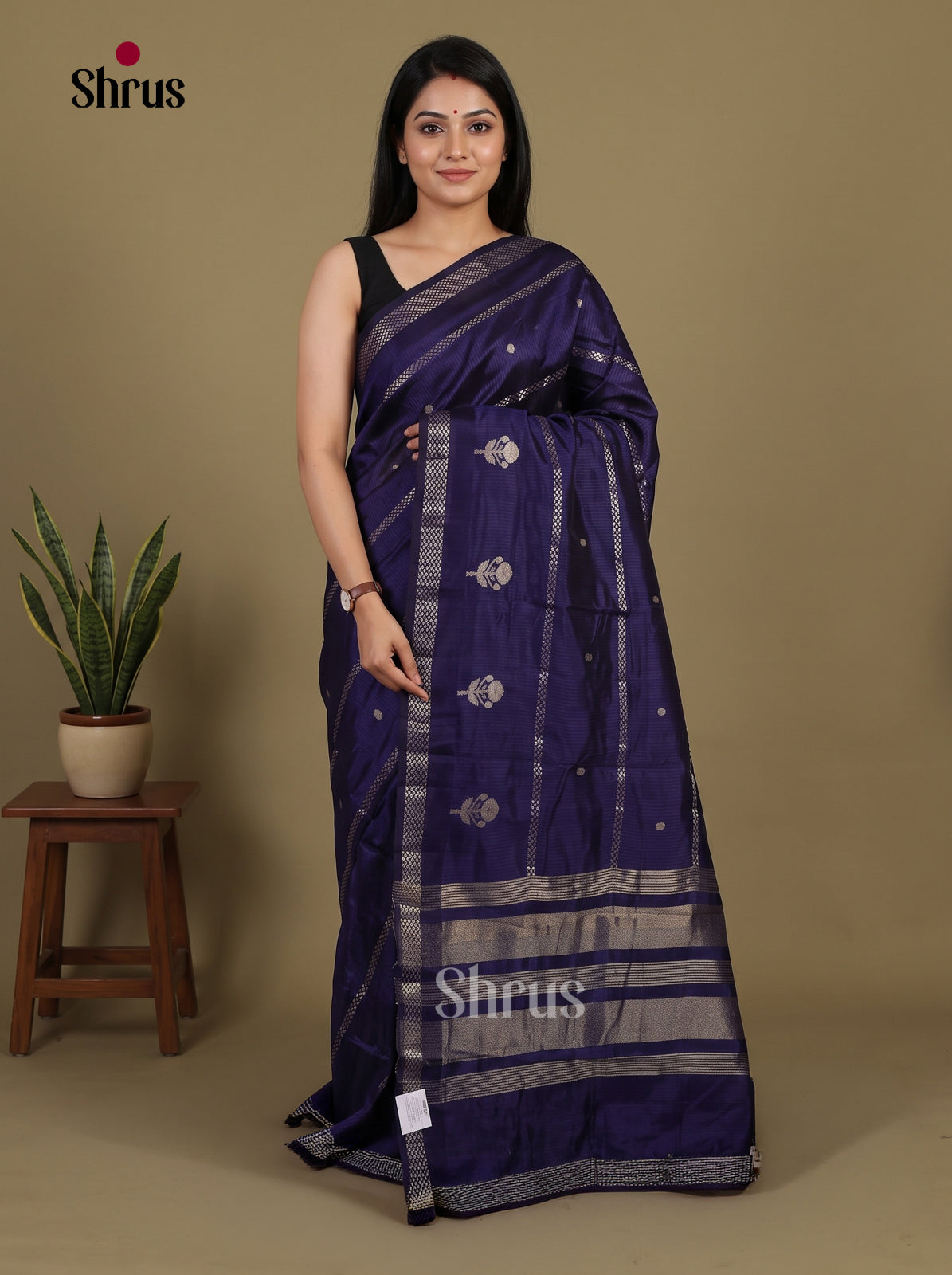 Semi Rawsilk Saree - EI07230