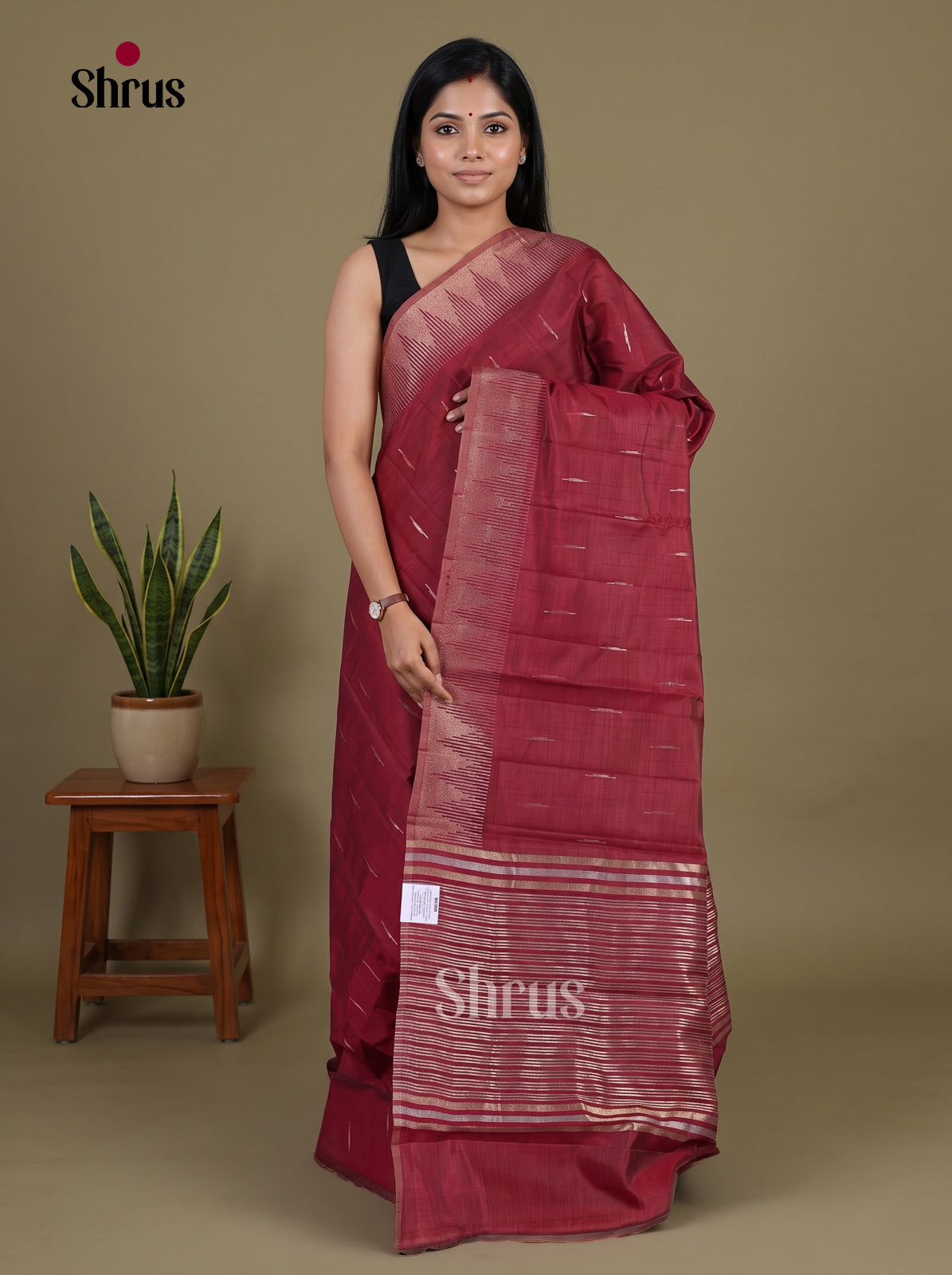 Semi Rawsilk Saree - EI07232