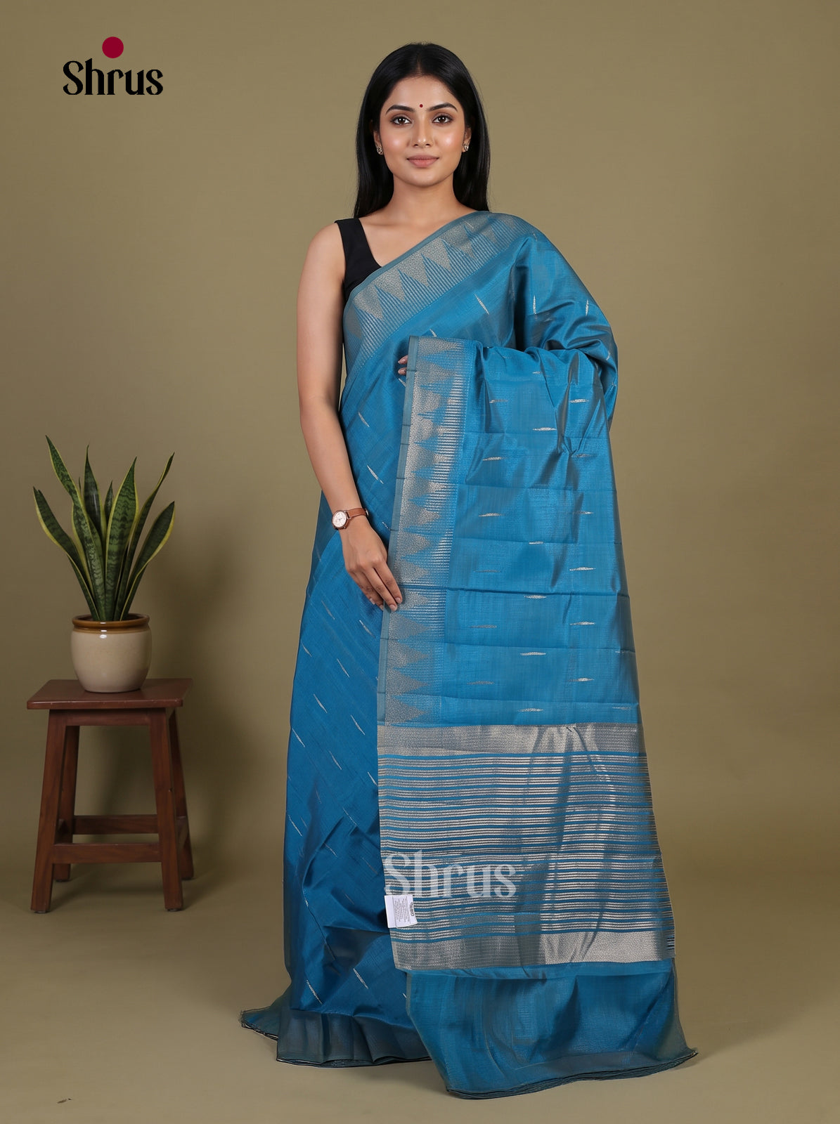 Semi Rawsilk Saree - EI07238