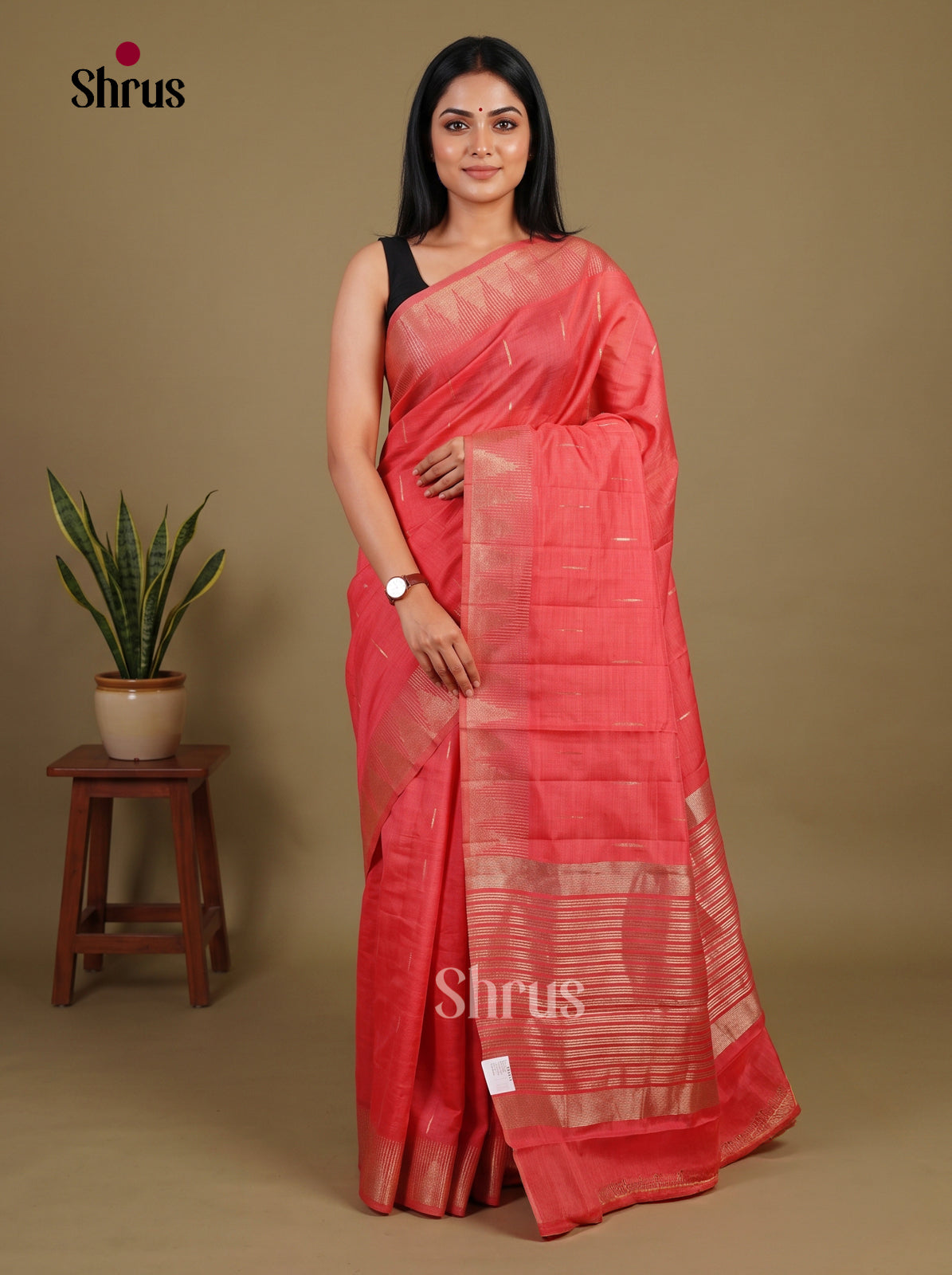 Semi Rawsilk Saree - EI07240