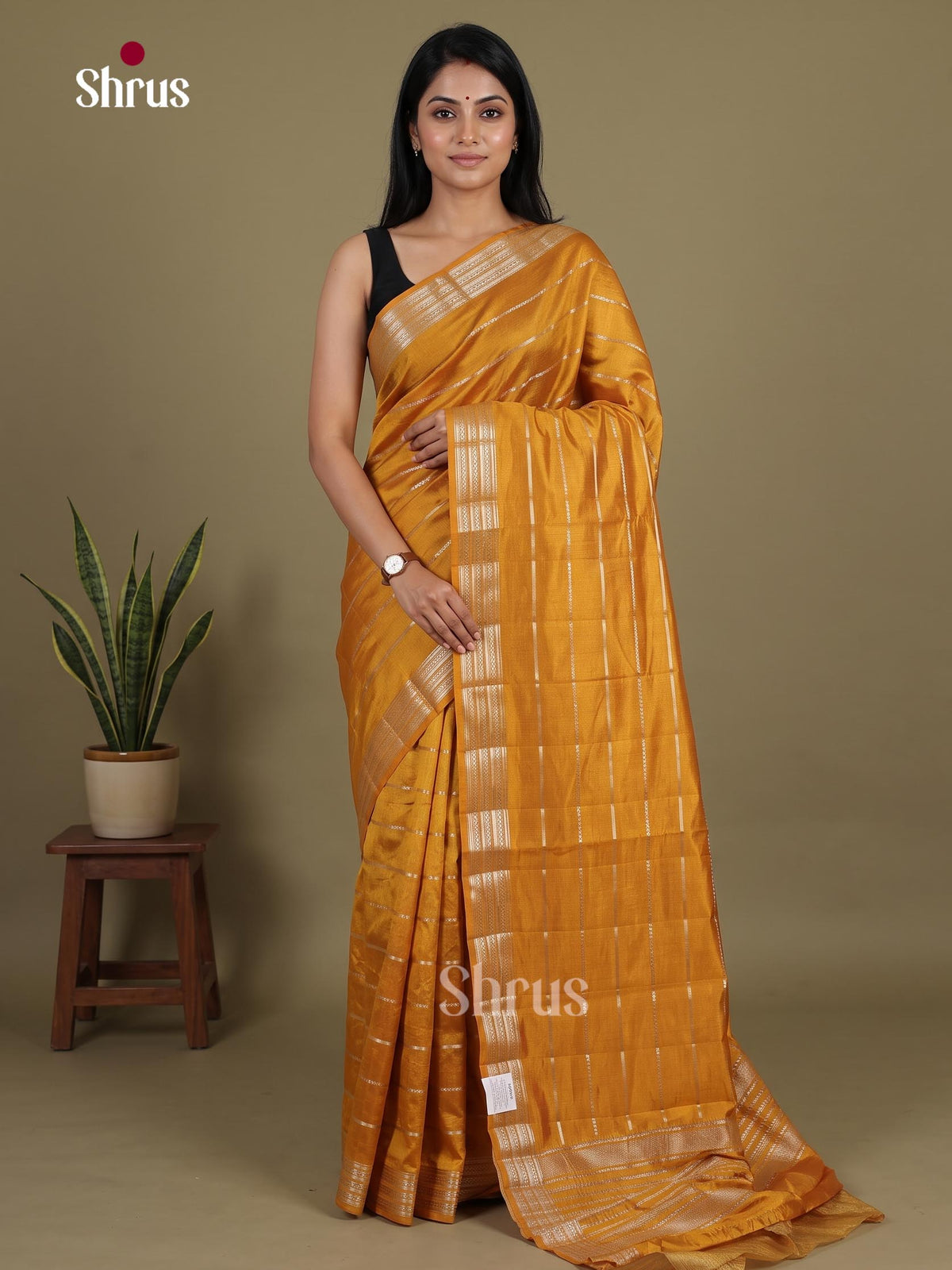 Semi Rawsilk Saree - EI07250
