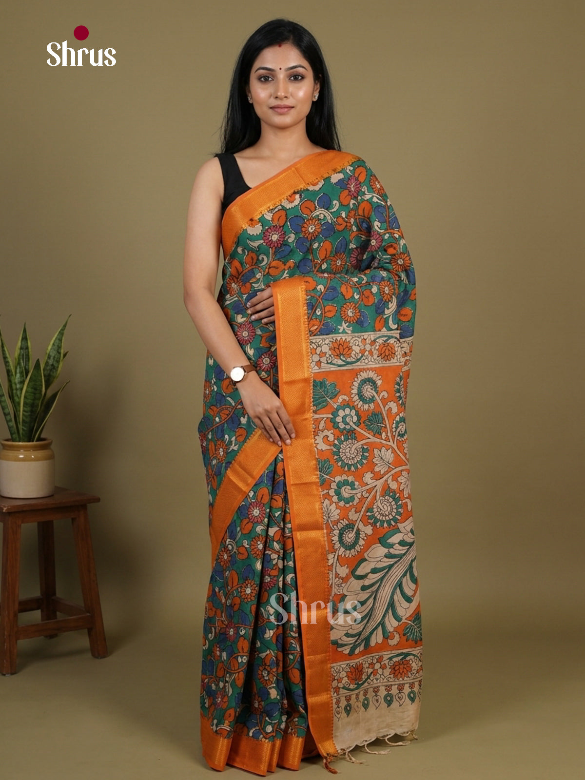 chennur-kalamkari Saree - EI07431