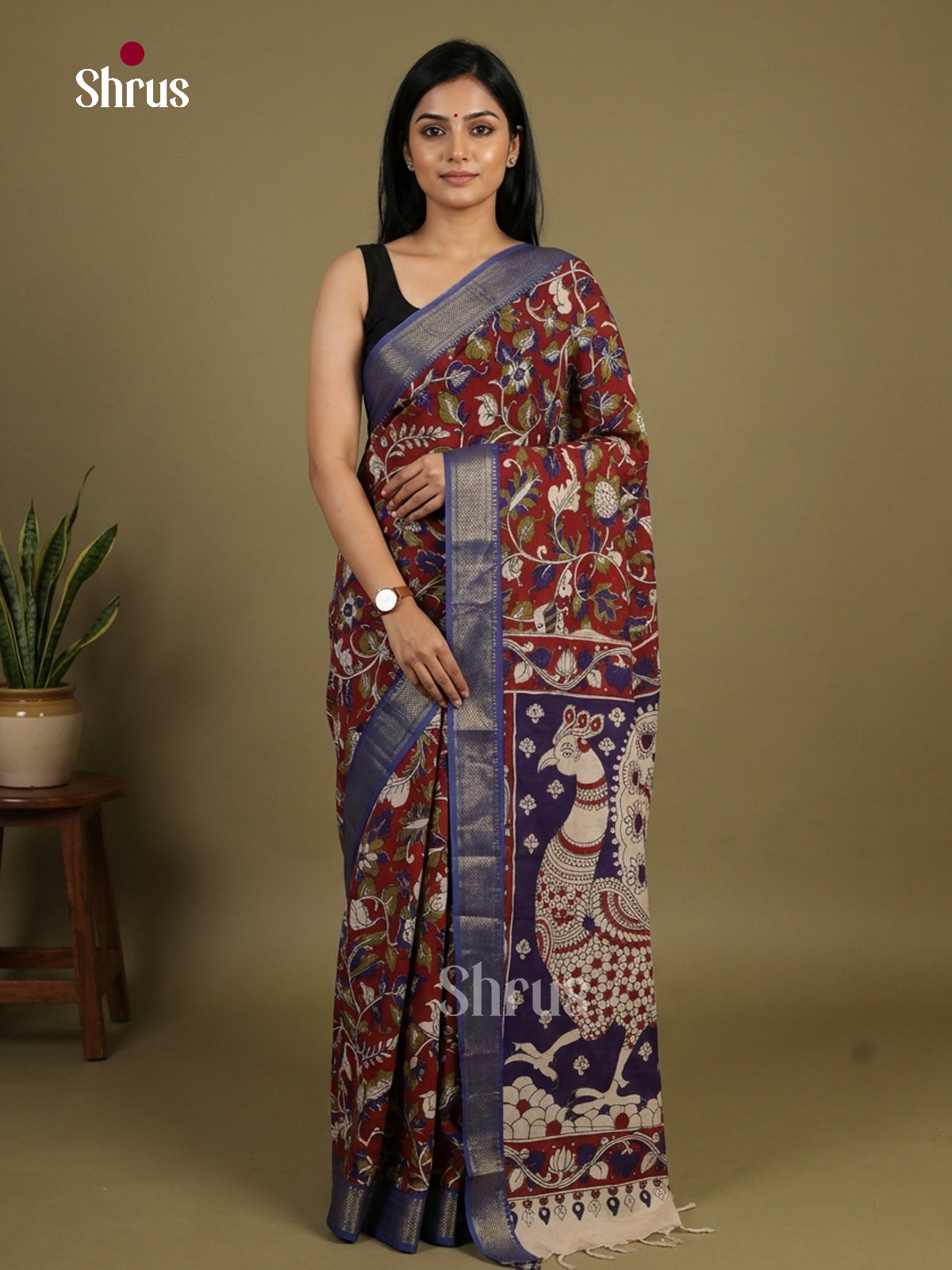 chennur-kalamkari Saree - EI07446
