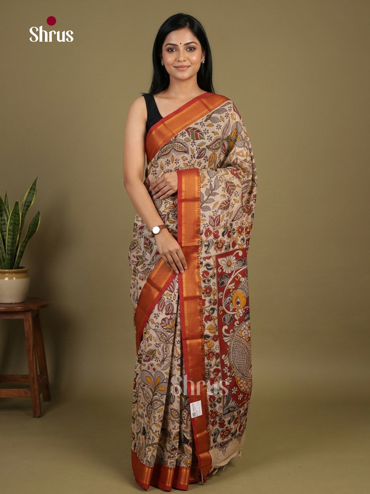 chennur-kalamkari Saree - EI07454