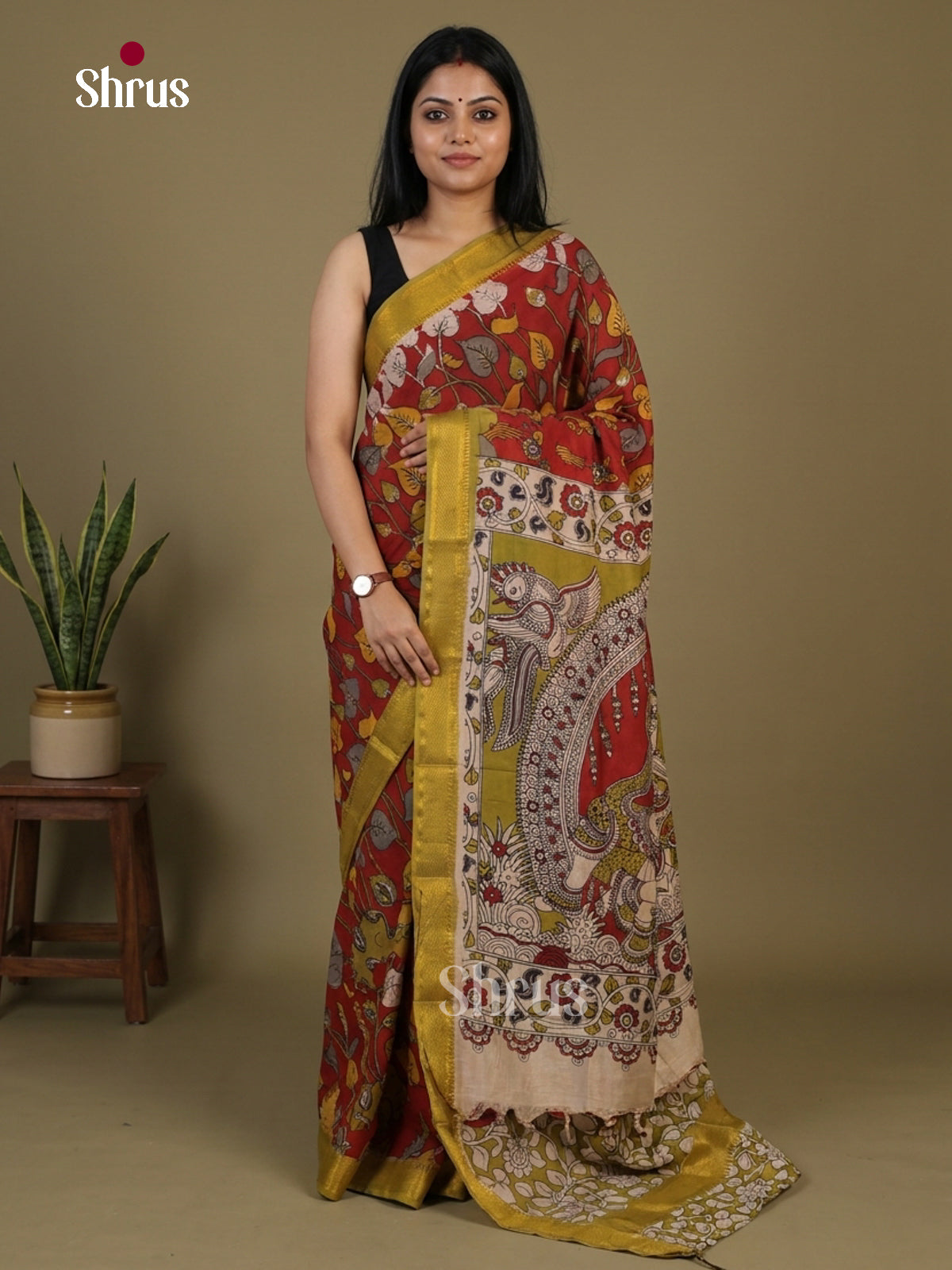 chennur-kalamkari Saree - EI07460