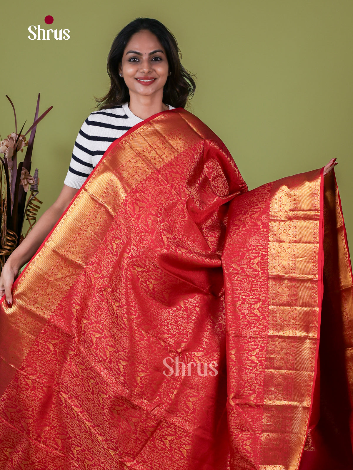 Kanchipuram silk Saree - EI08001