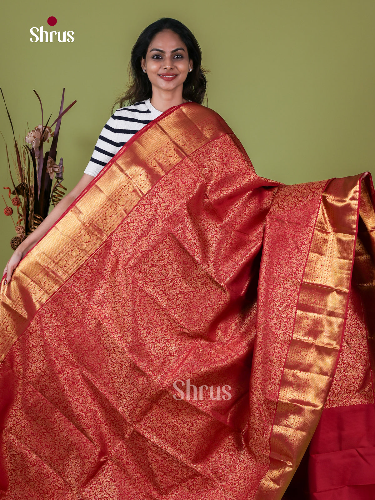 Kanchipuram silk Saree - EI08006