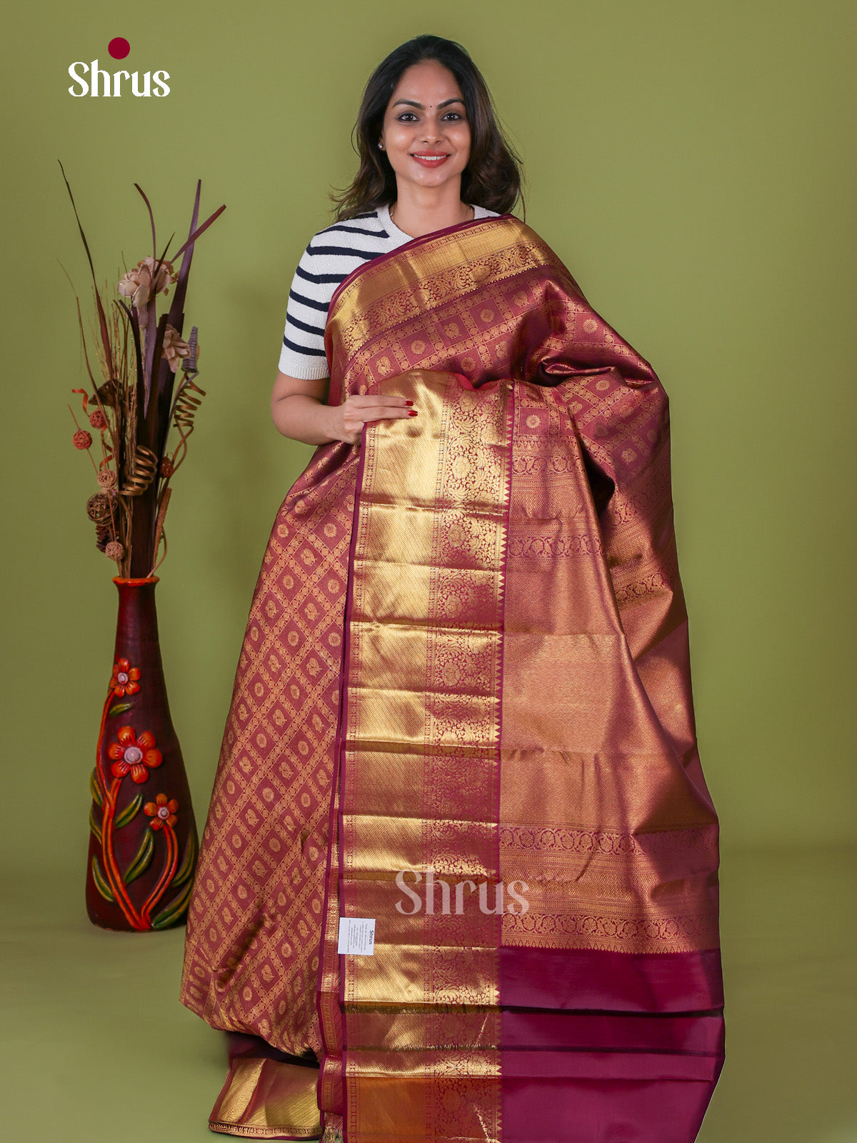 Kanchipuram silk Saree - EI08012
